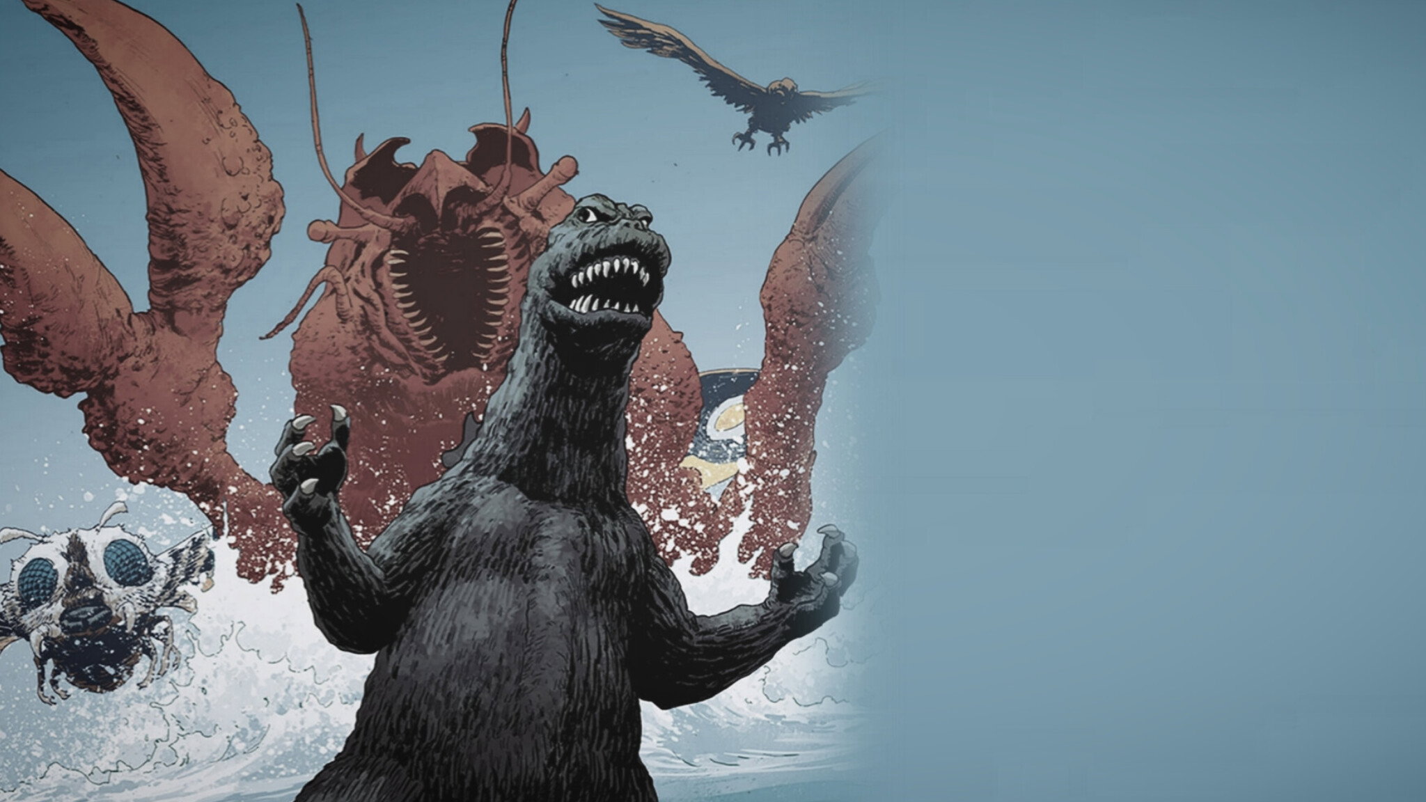 Gojira · Ebira · Mosura Nankai no daikettô scene photo