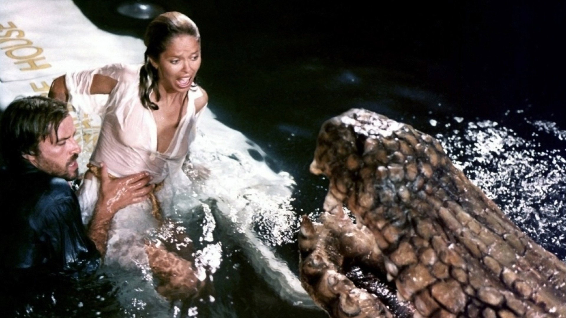 Il fiume del grande caimano scene photo