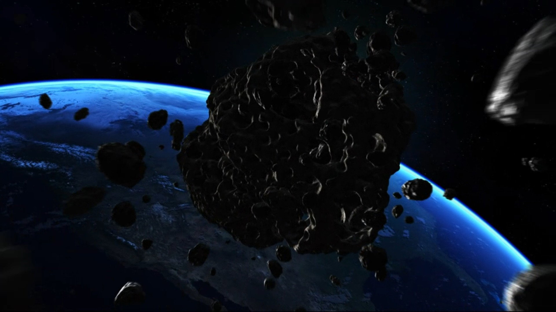 Impact Earth scene photo