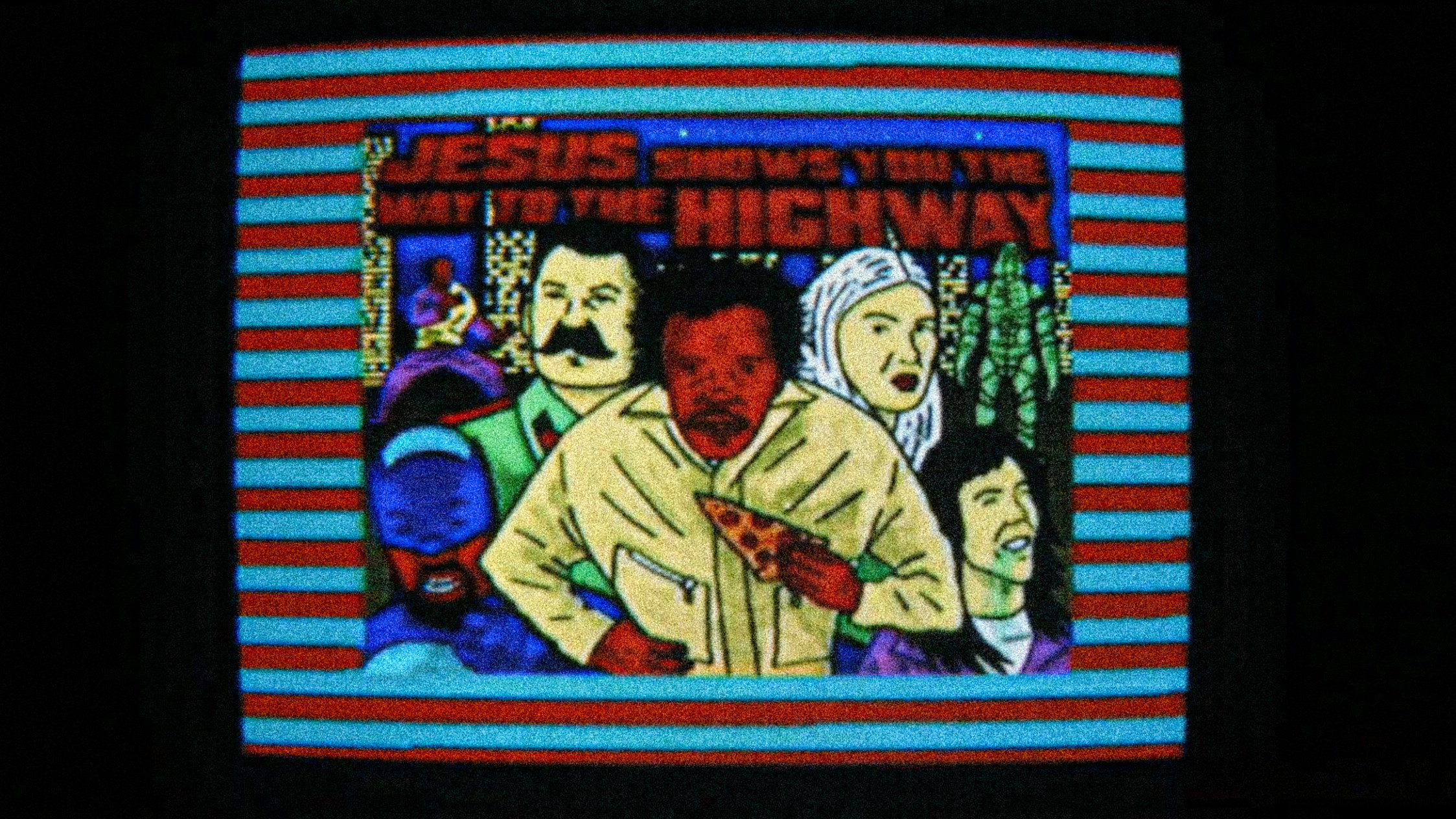 Jesus Shows You the Way to the Highway scene photo