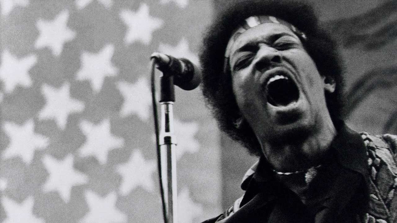 Jimi Hendrix scene photo
