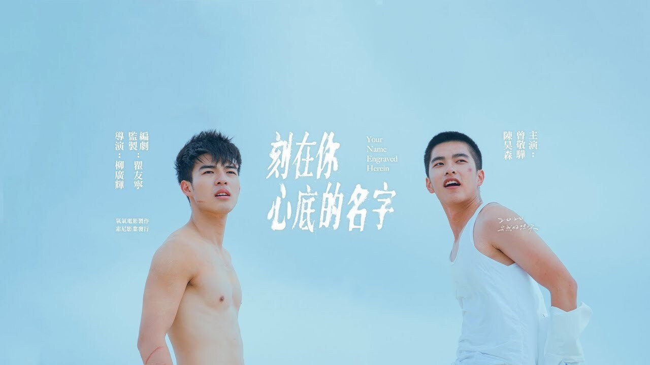 Ke zai ni xin di de ming zi scene photo