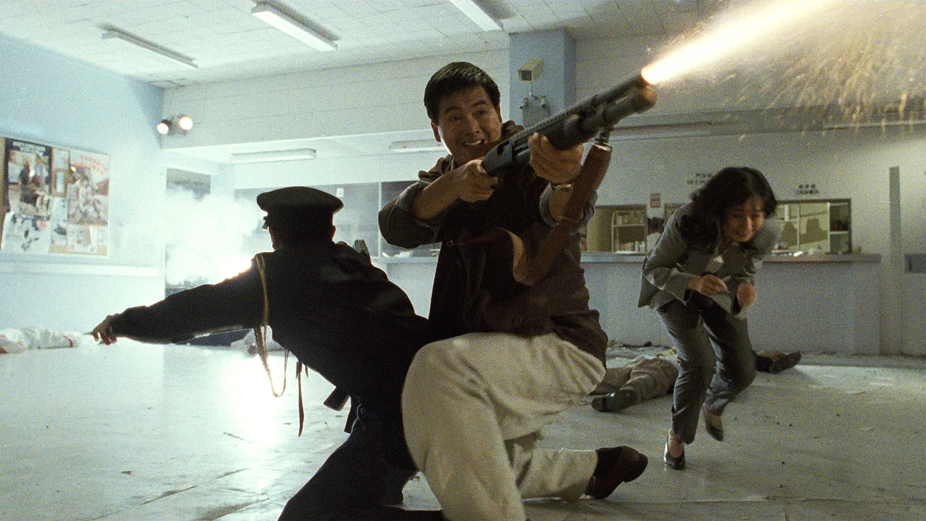 Lat sau san taam scene photo