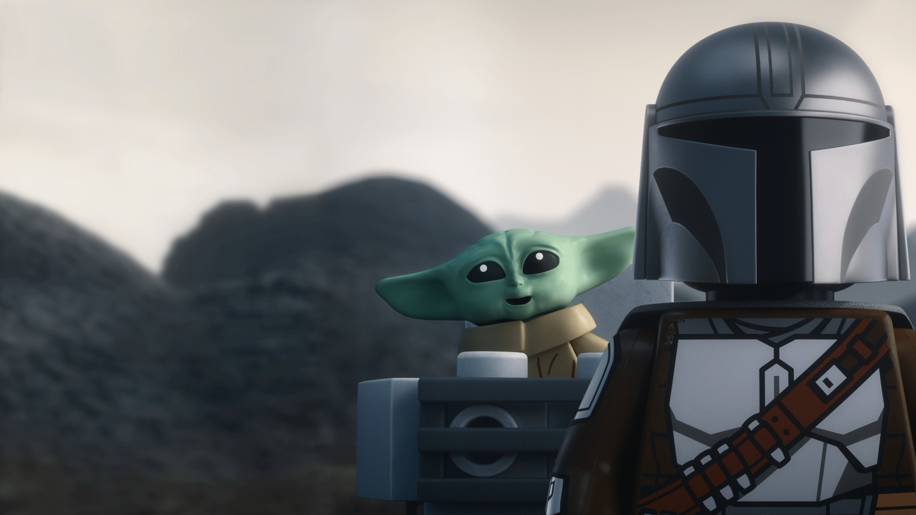Lego Star Wars: The Mandalorian scene photo
