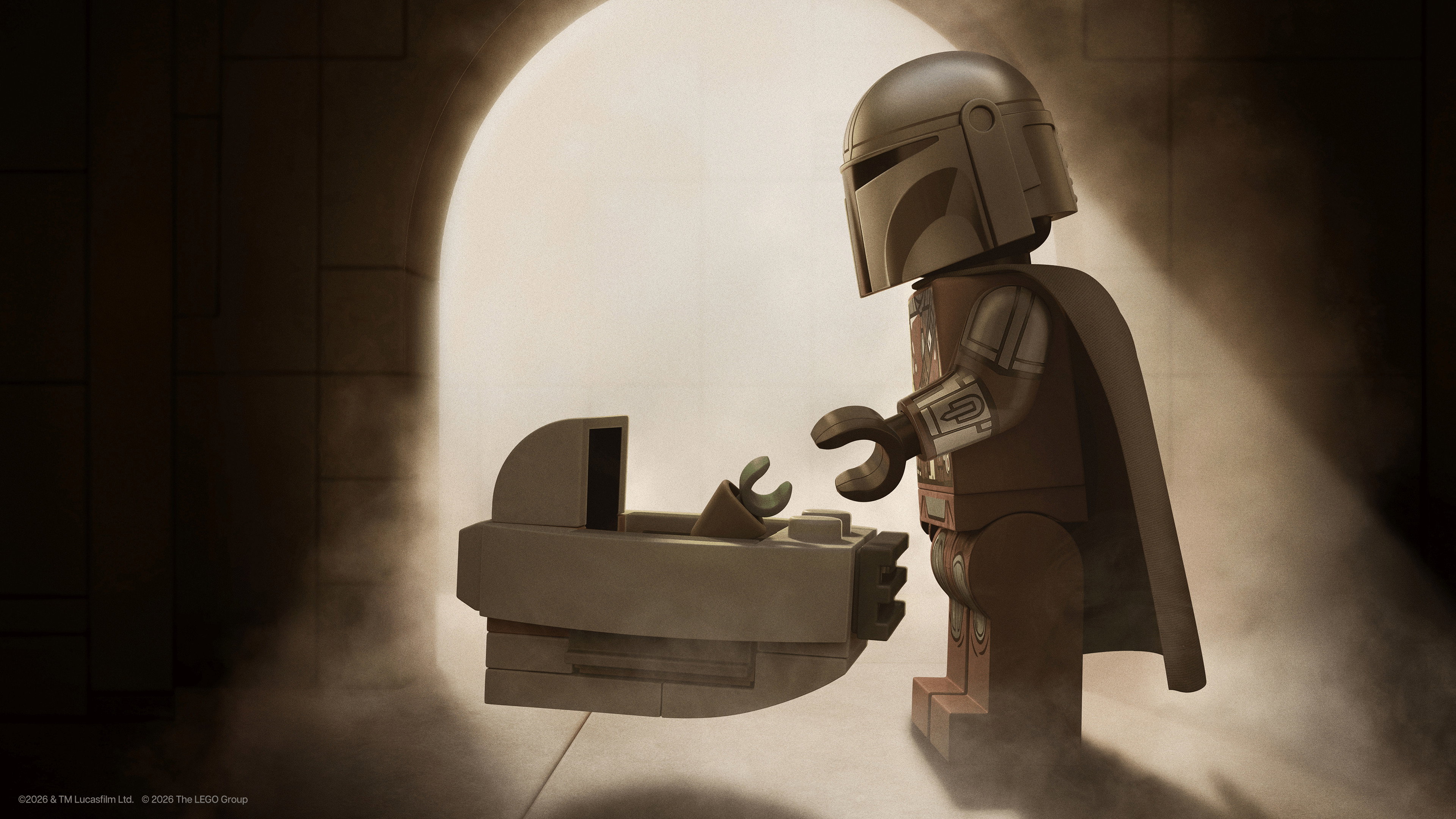 Lego Star Wars: The Mandalorian scene photo