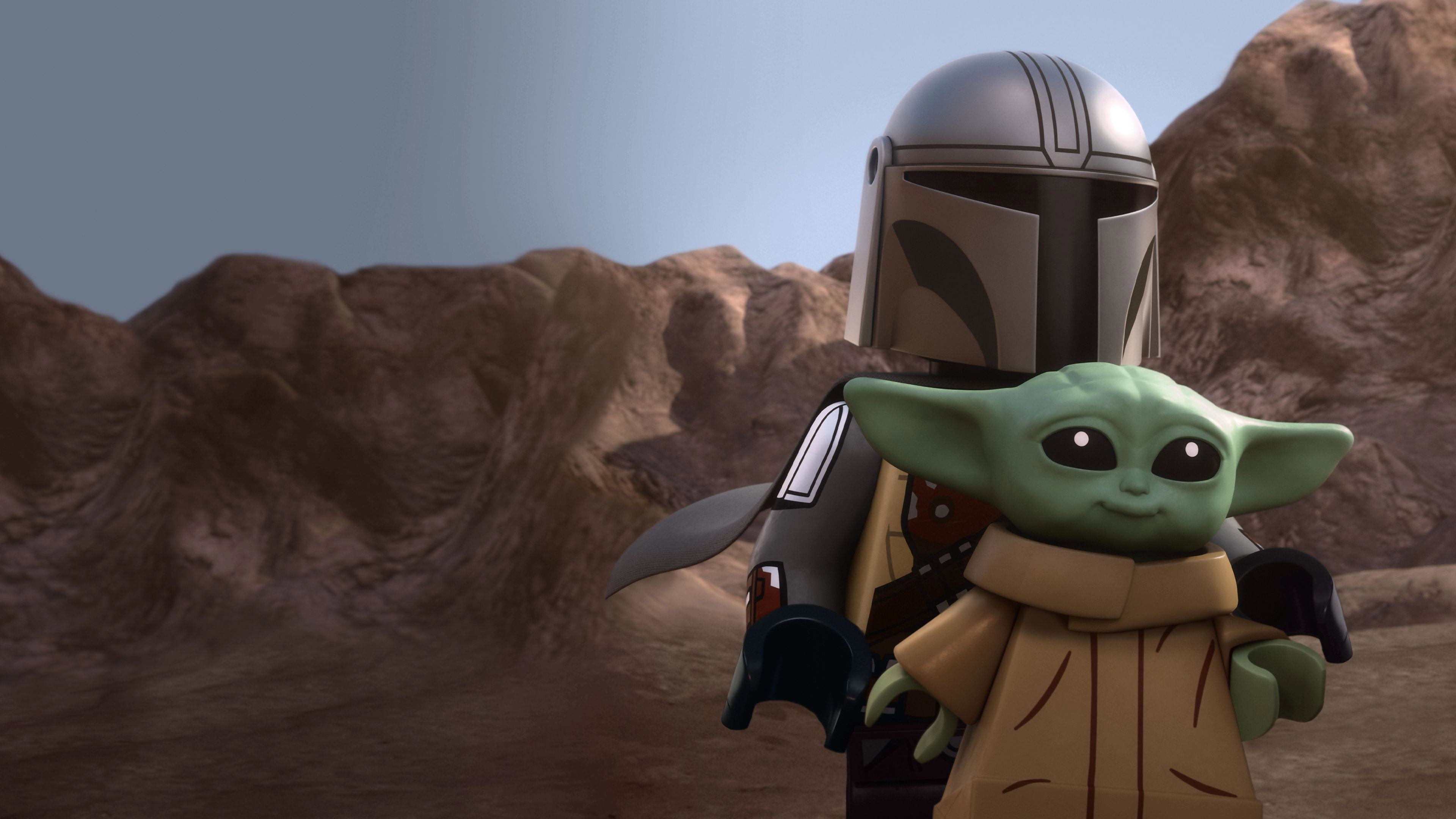 Lego Star Wars: The Mandalorian scene photo