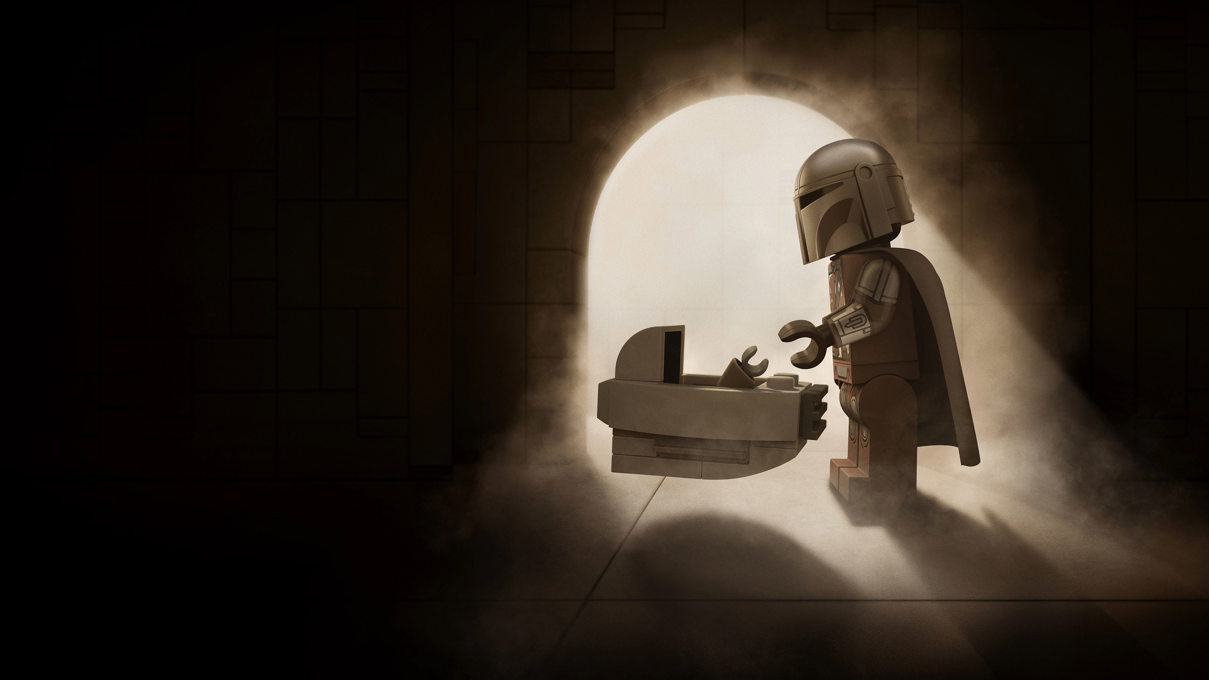 Lego Star Wars: The Mandalorian scene photo