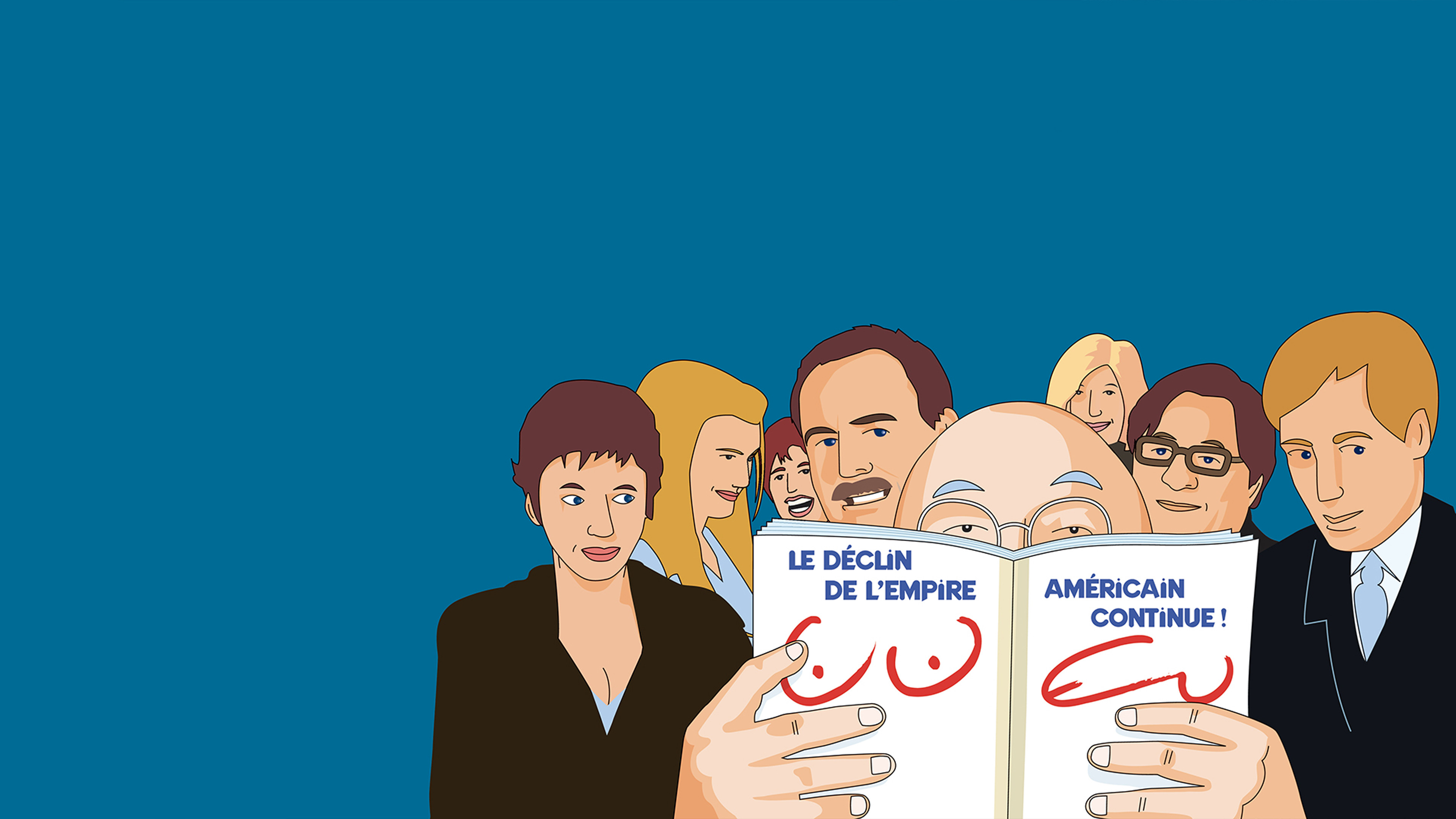 Les invasions barbares scene photo