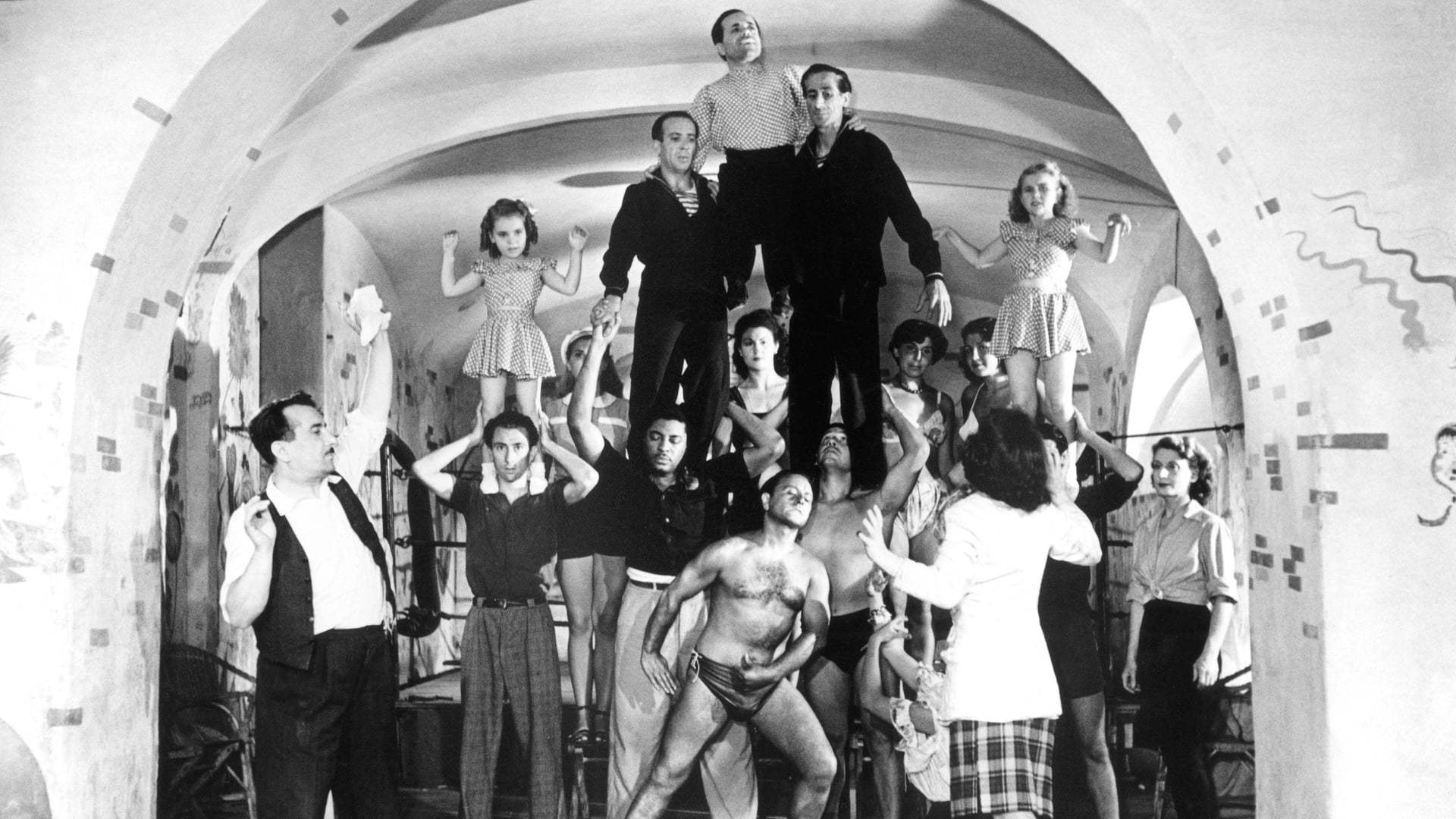 Luci del varietà scene photo