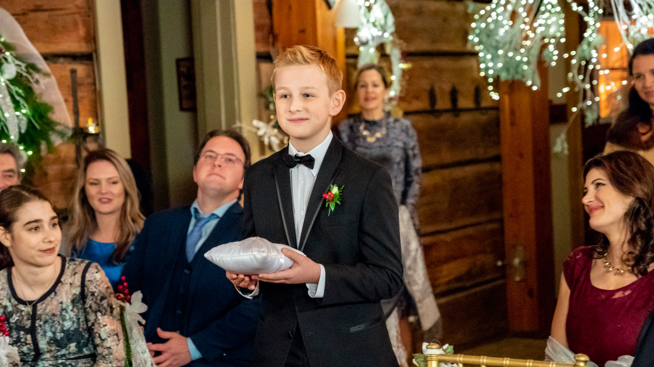 Marrying Father Christmas scene photo