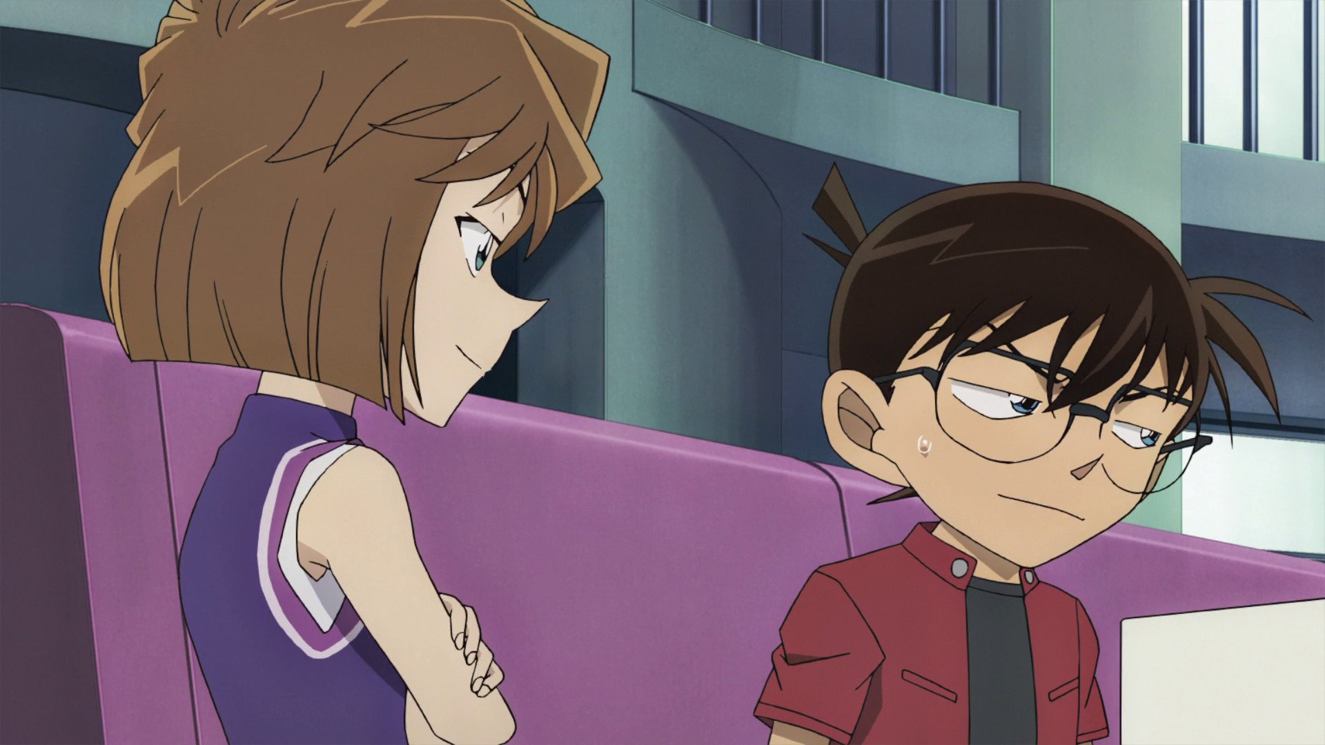 Meitantei Conan: Ijigen no sunaipâ scene photo
