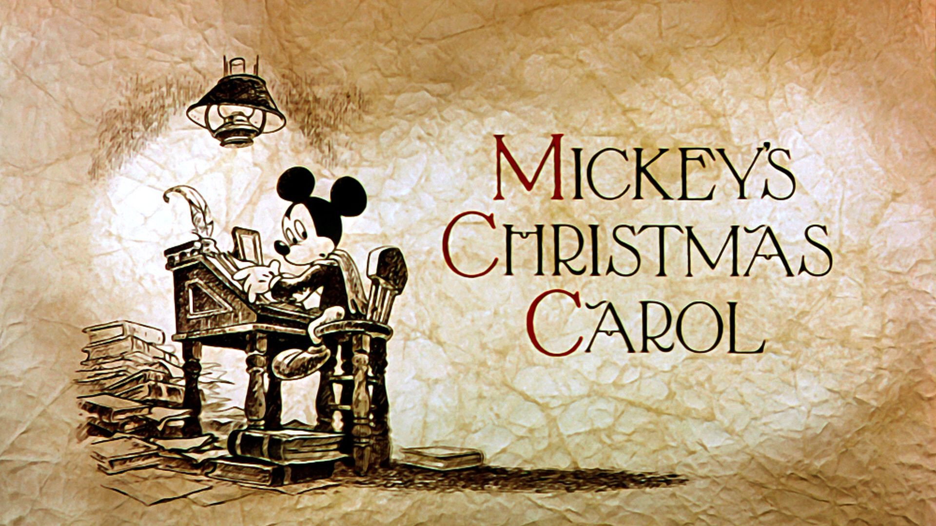 Mickey's Christmas Carol scene photo