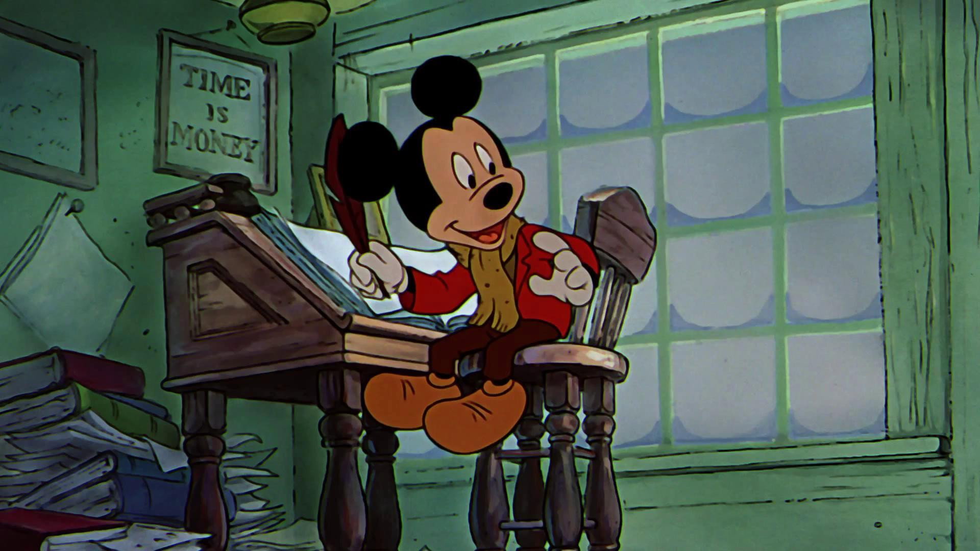 Mickey's Christmas Carol scene photo