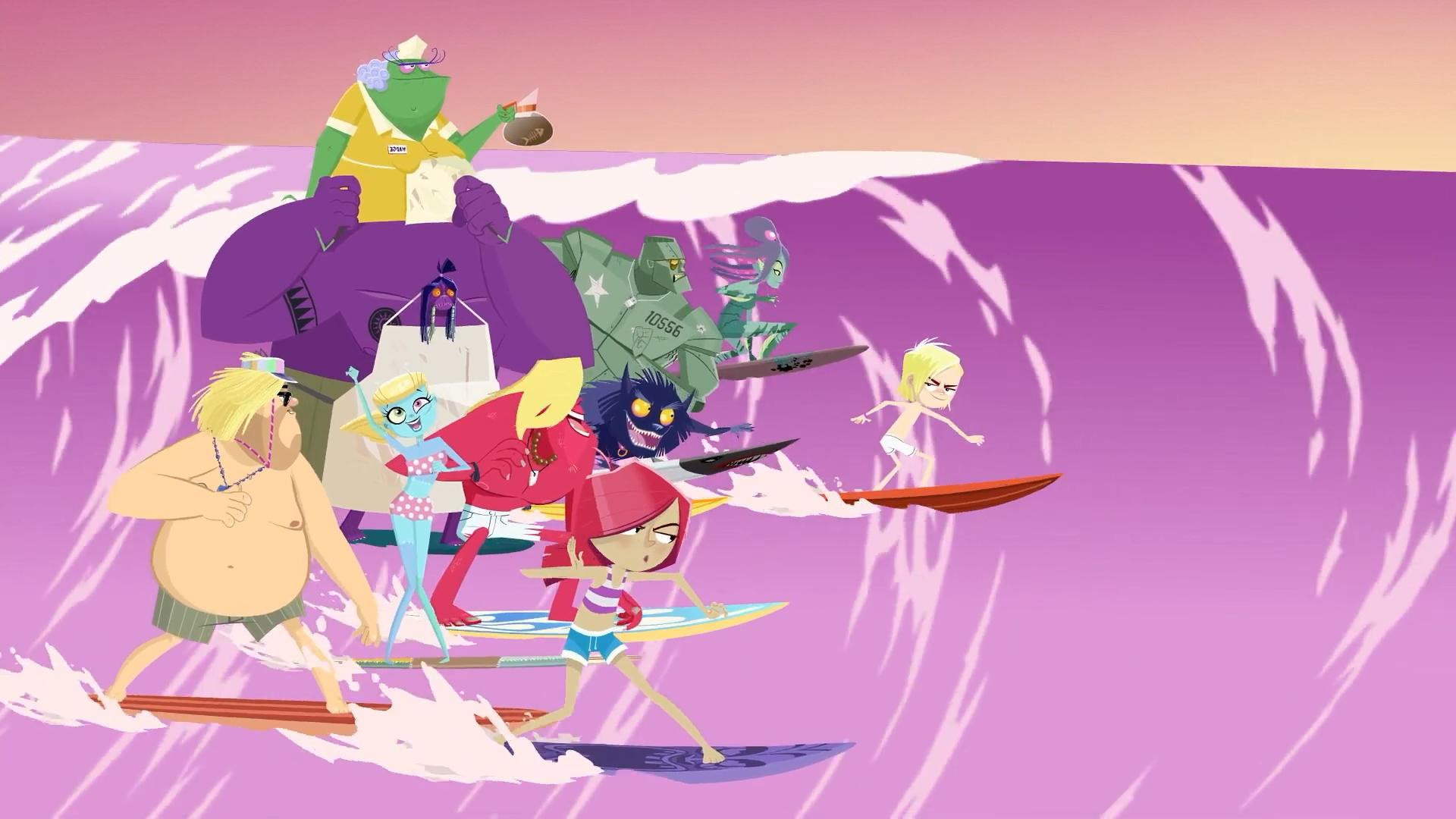 Monster Beach scene photo
