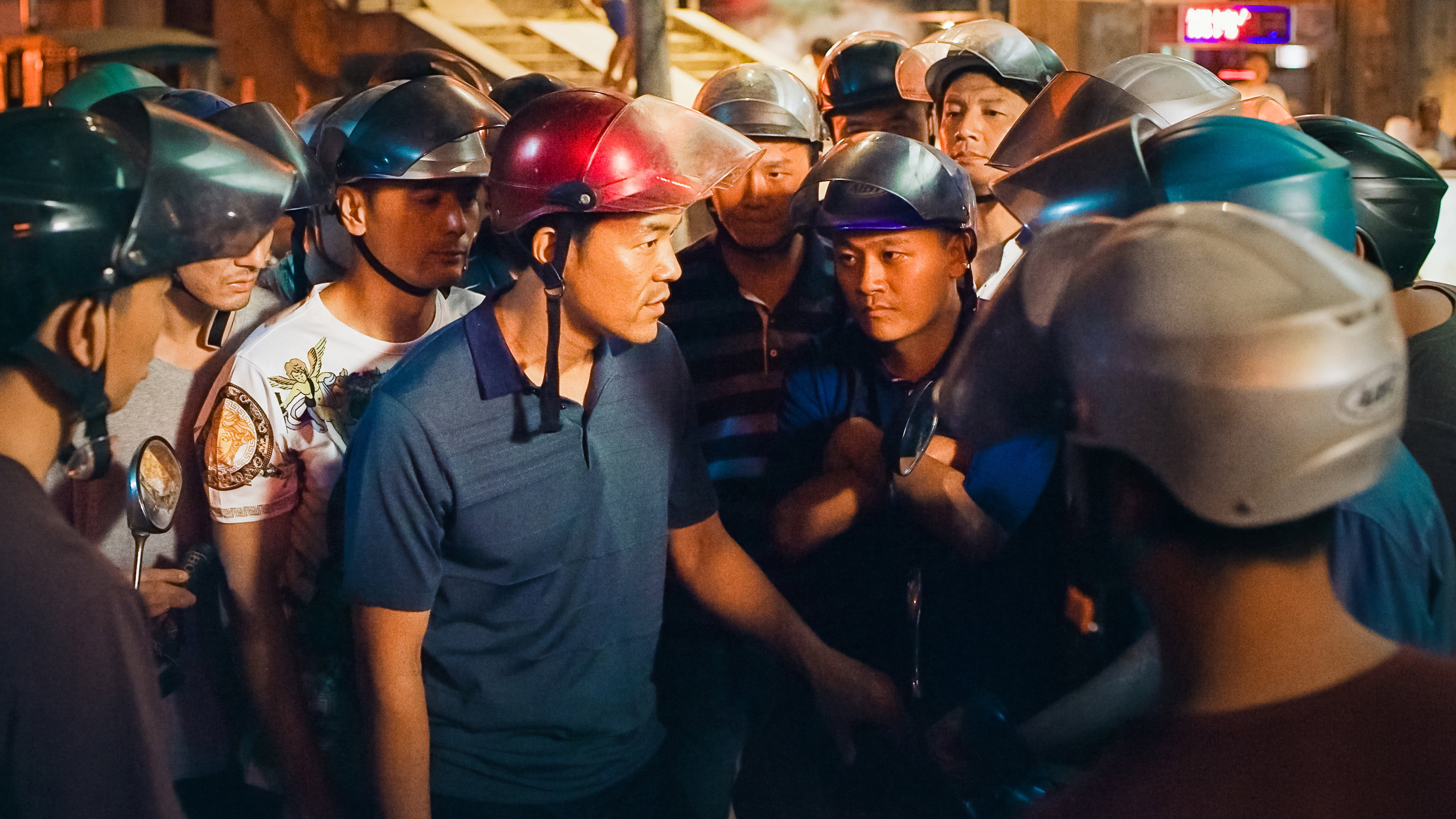 Nanfang chezhan de juhui scene photo