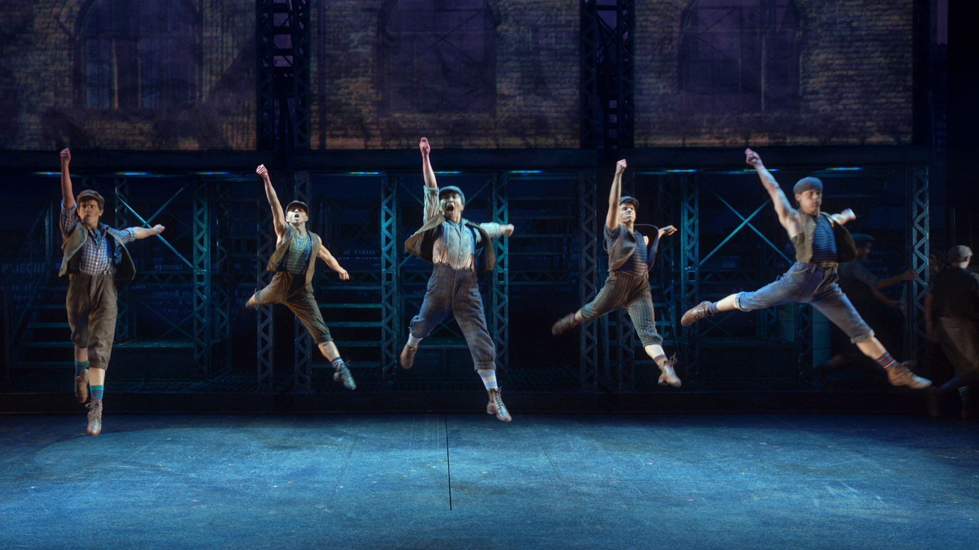 Newsies: The Broadway Musical scene photo