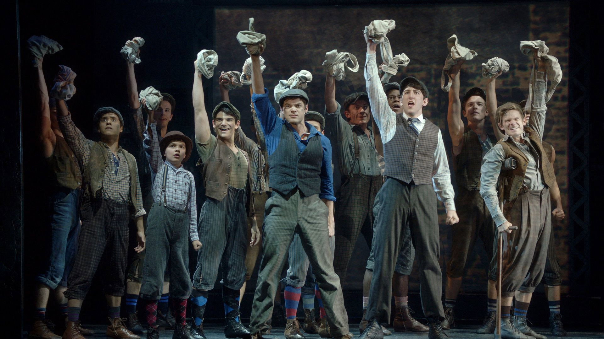 Newsies: The Broadway Musical scene photo