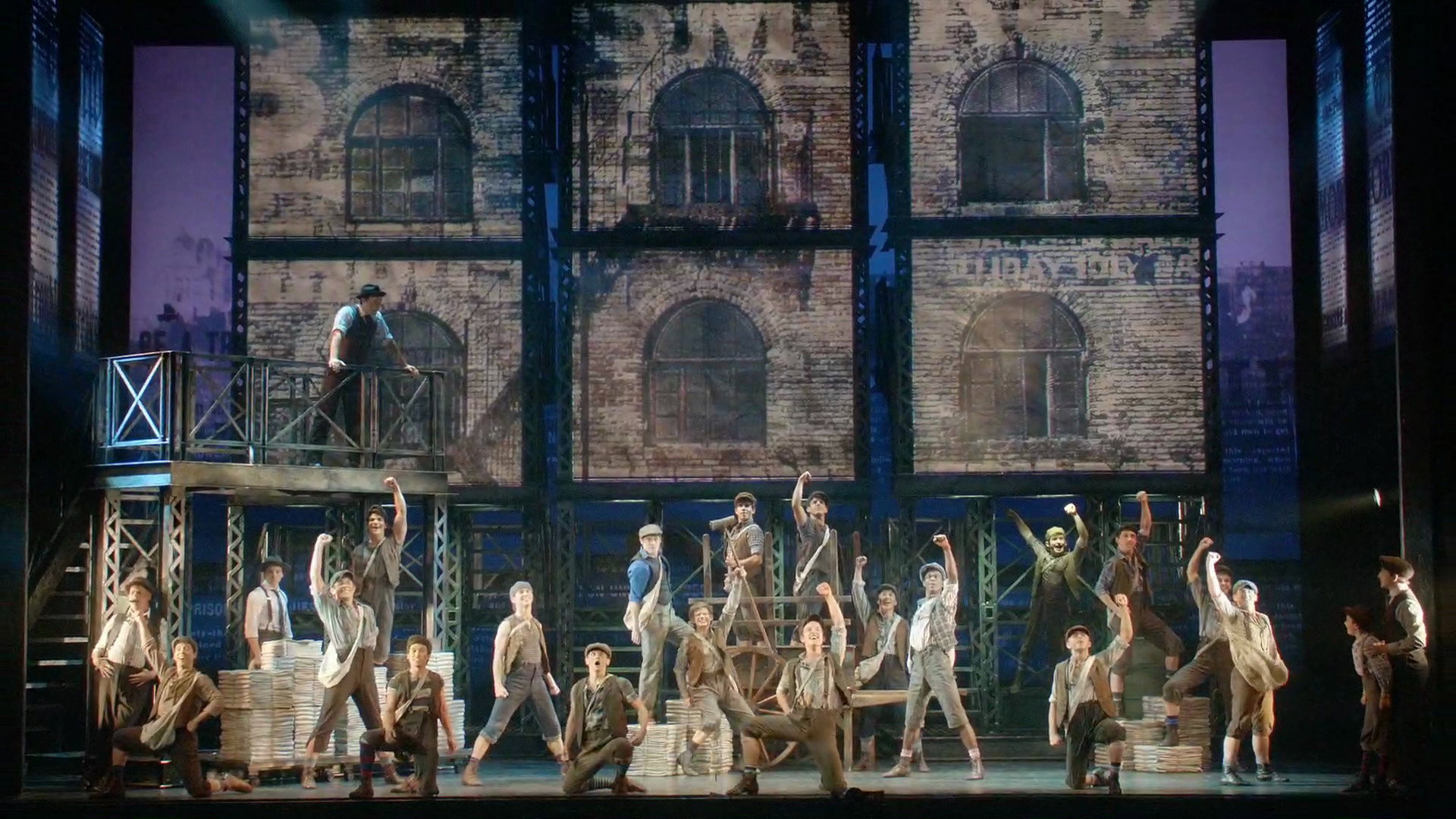 Newsies: The Broadway Musical scene photo