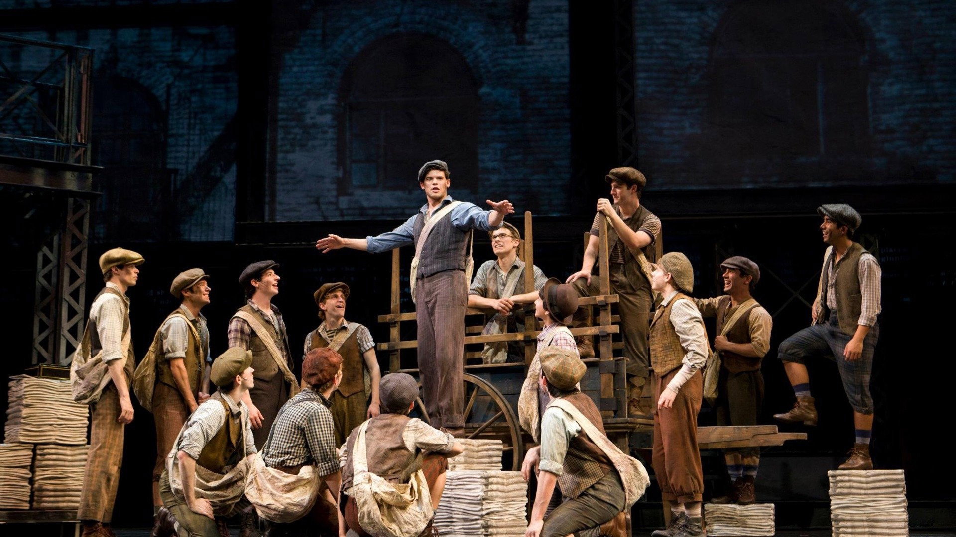 Newsies: The Broadway Musical scene photo