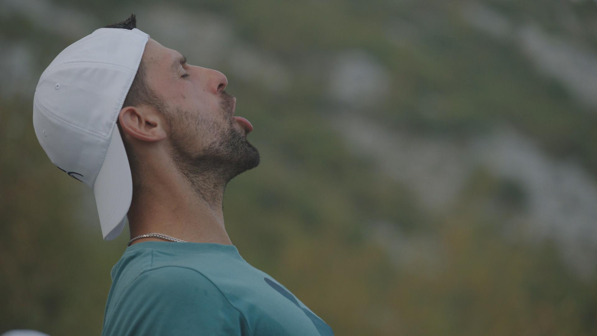 Novak Djokovic: The Wolf in Winter scene photo
