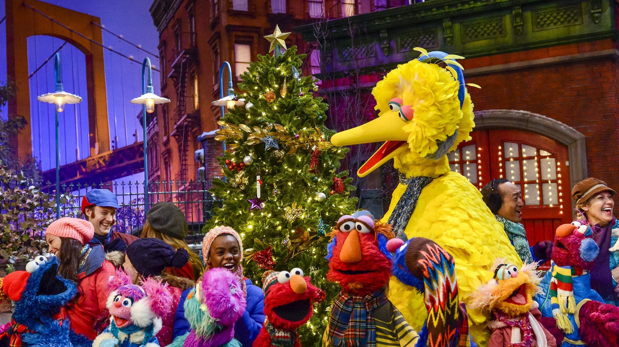 Once Upon a Sesame Street Christmas scene photo