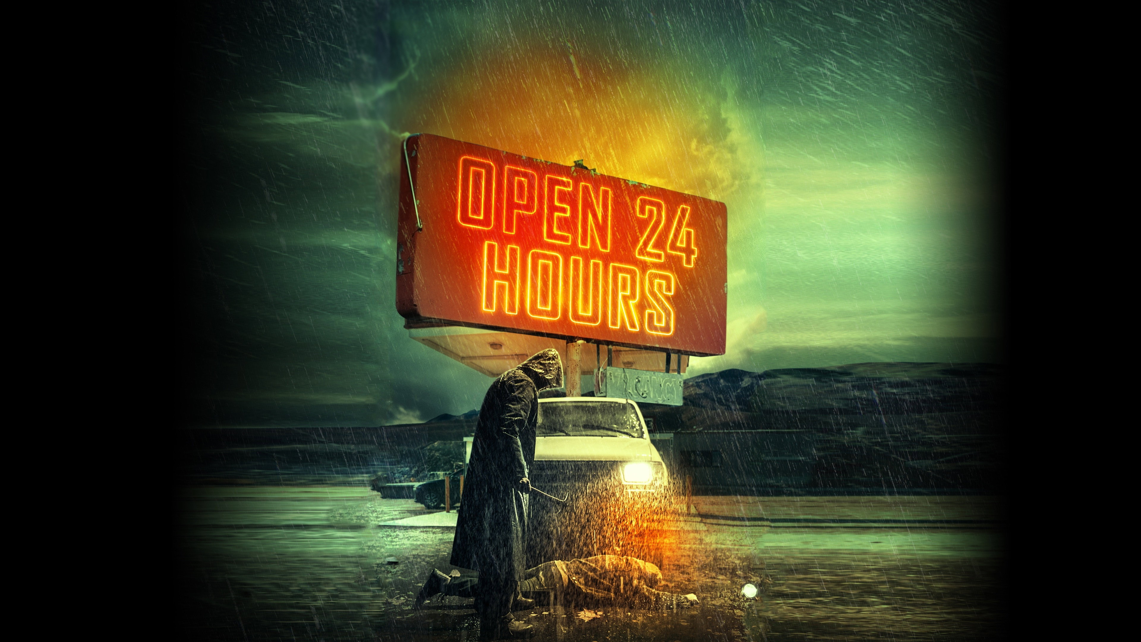 Open 24 Hours scene photo
