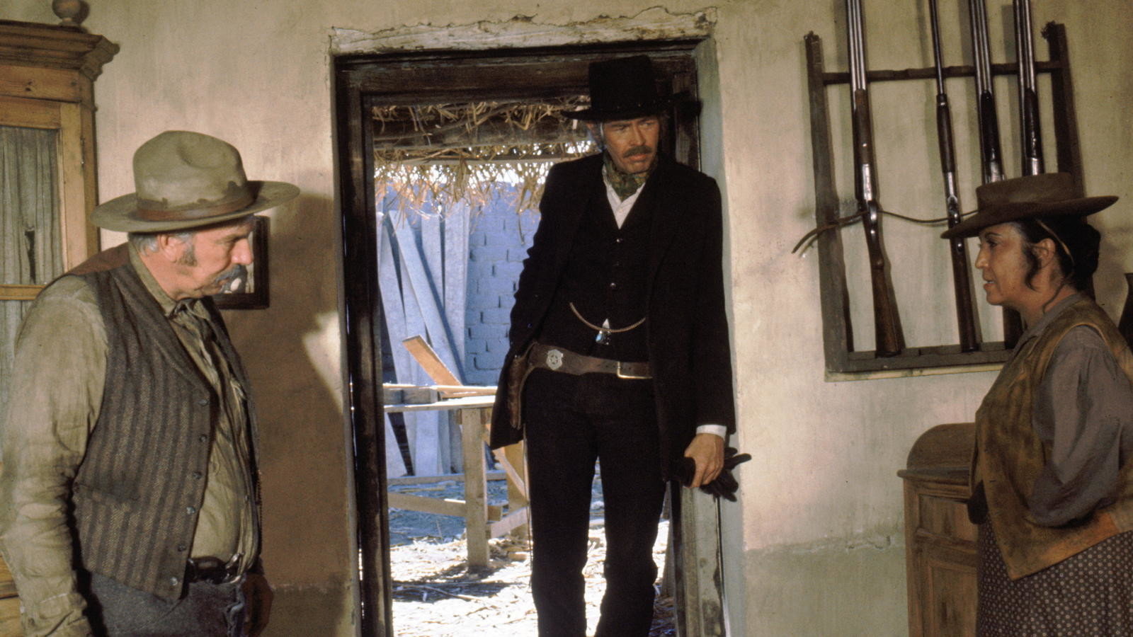 Pat Garrett and Billy the Kid scene photo