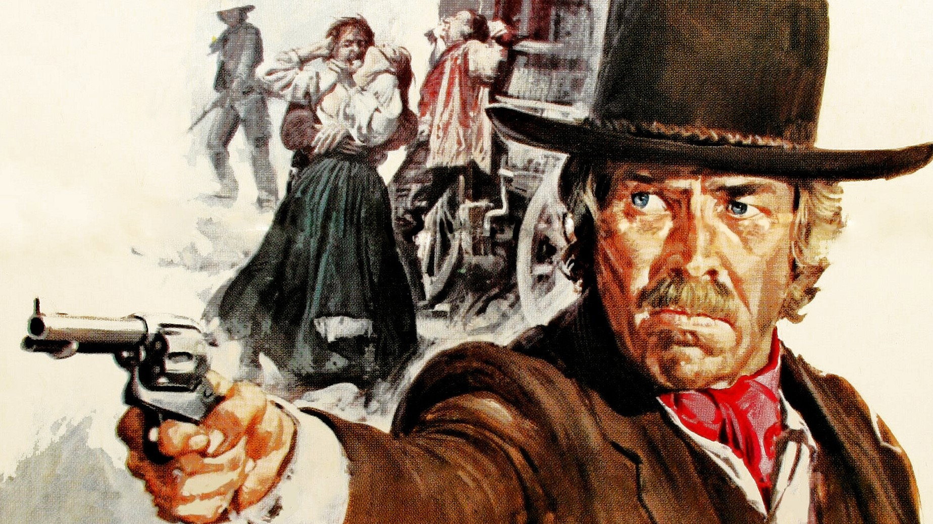Pat Garrett and Billy the Kid scene photo