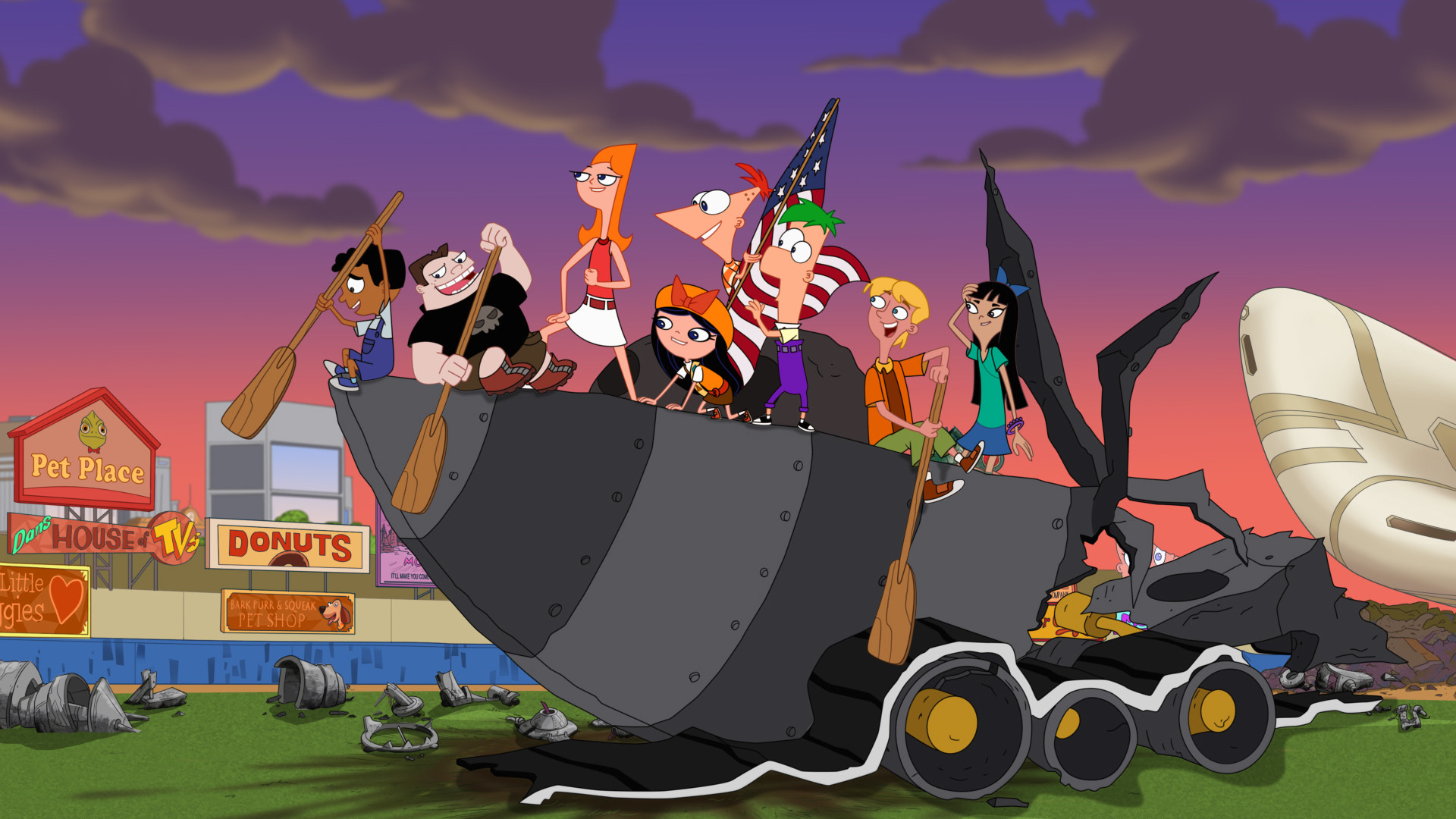 Phineas and Ferb the Movie: Candace Against the Universe scene photo