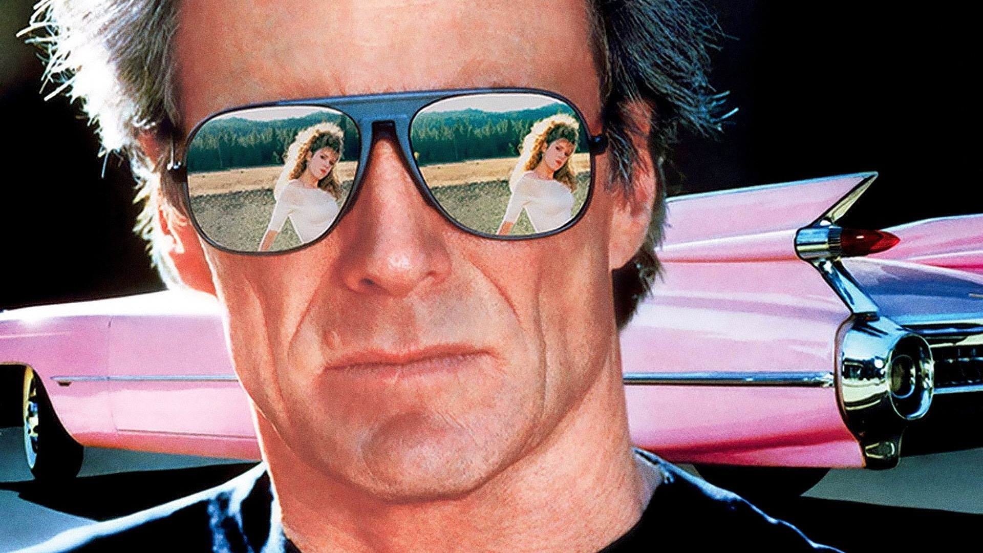 Pink Cadillac scene photo