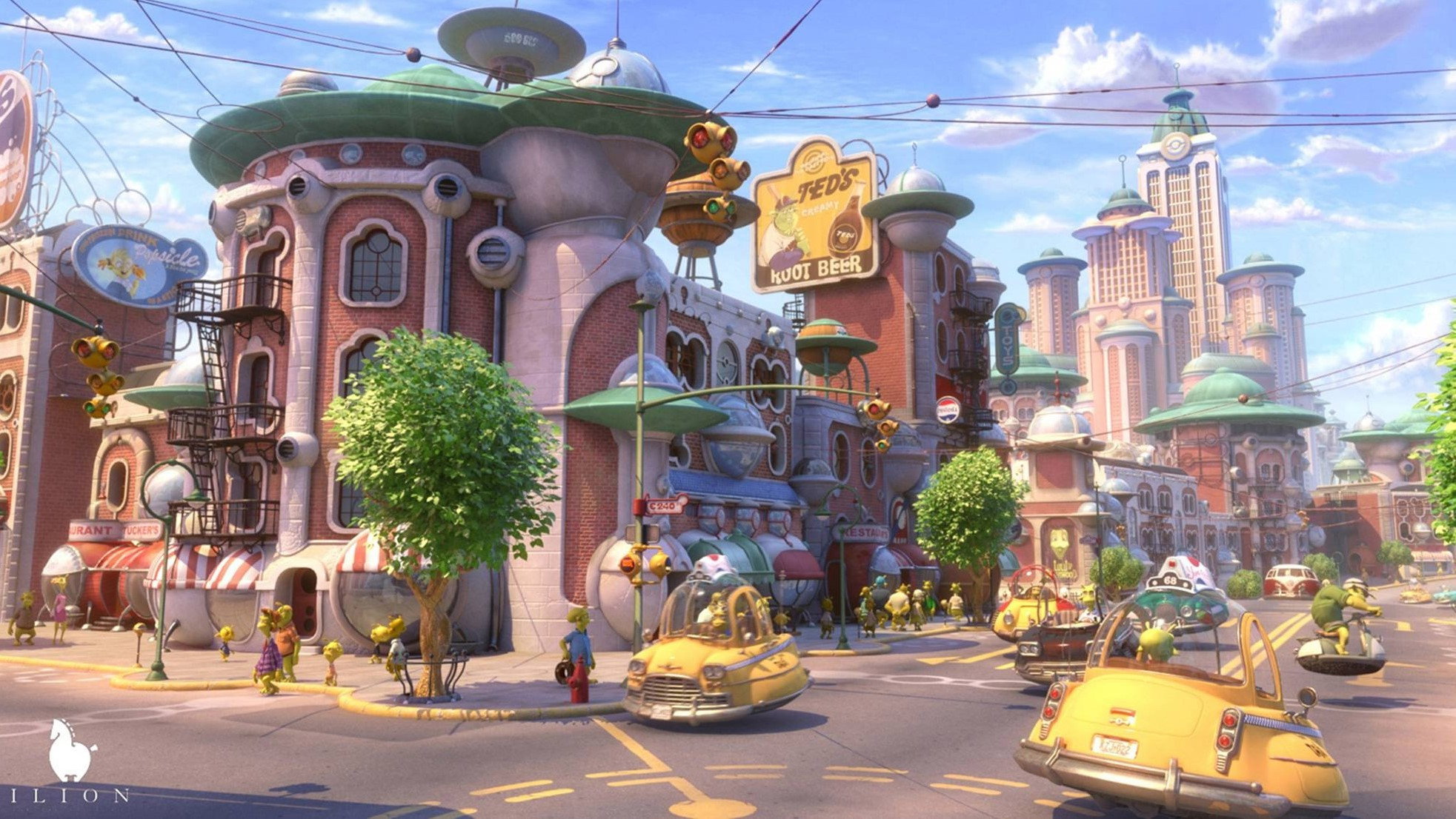 Planet 51 scene photo
