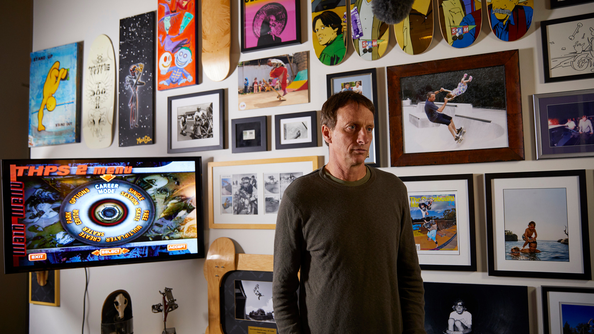 Pretending I'm a Superman: The Tony Hawk Video Game Story scene photo