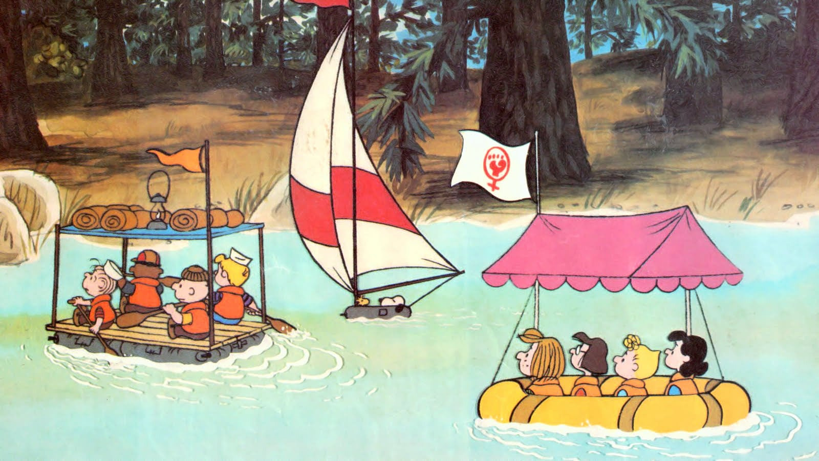 Race for Your Life, Charlie Brown scene photo