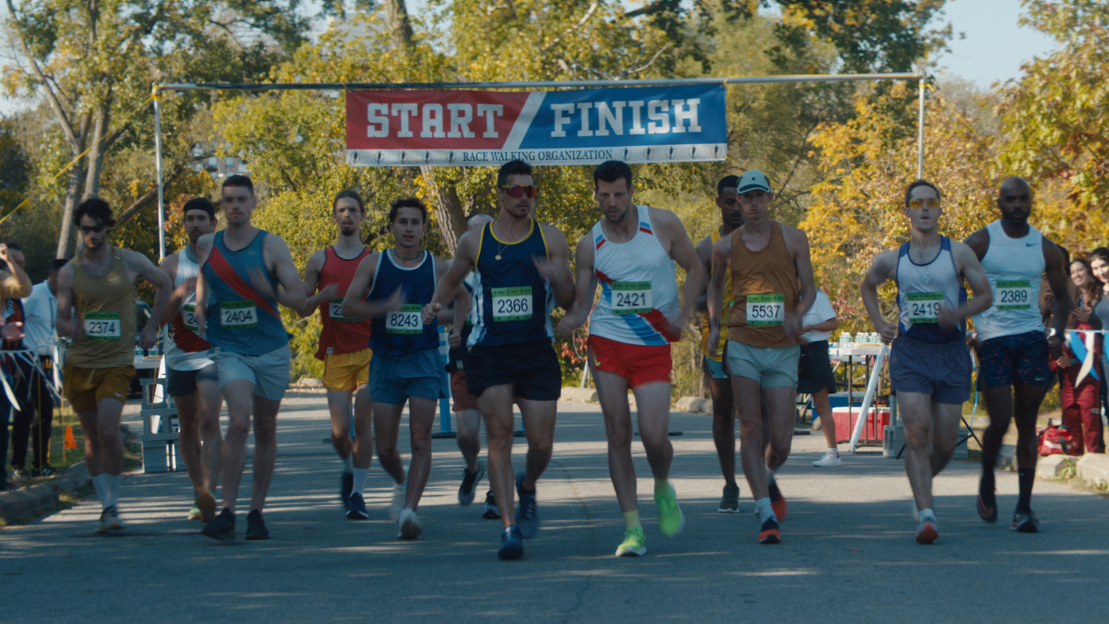 Racewalkers scene photo