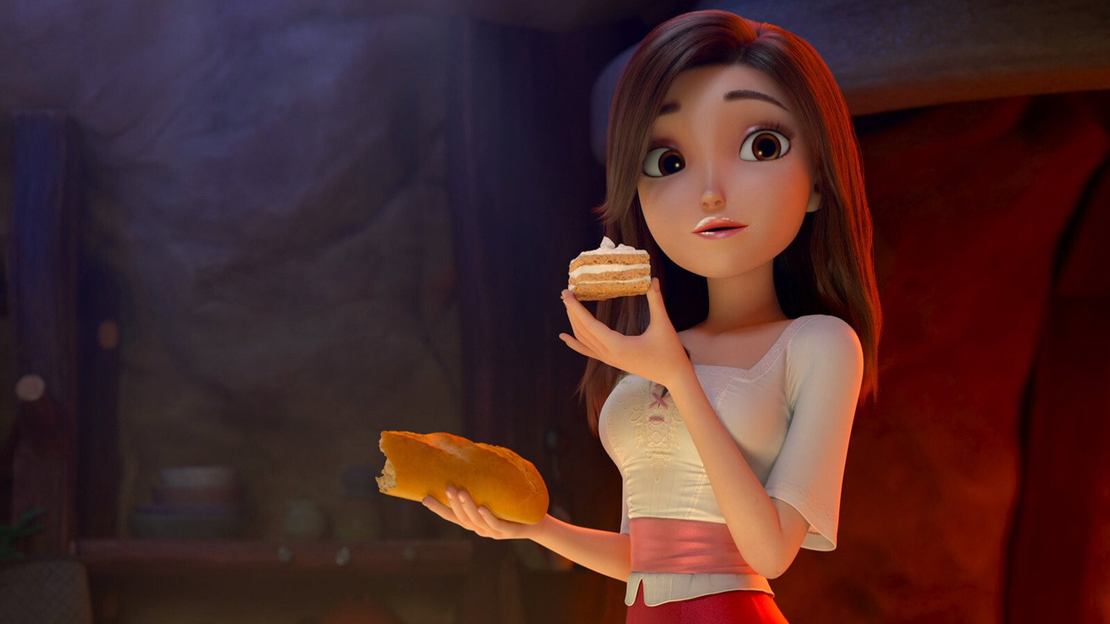 Red Shoes and the Seven Dwarfs scene photo