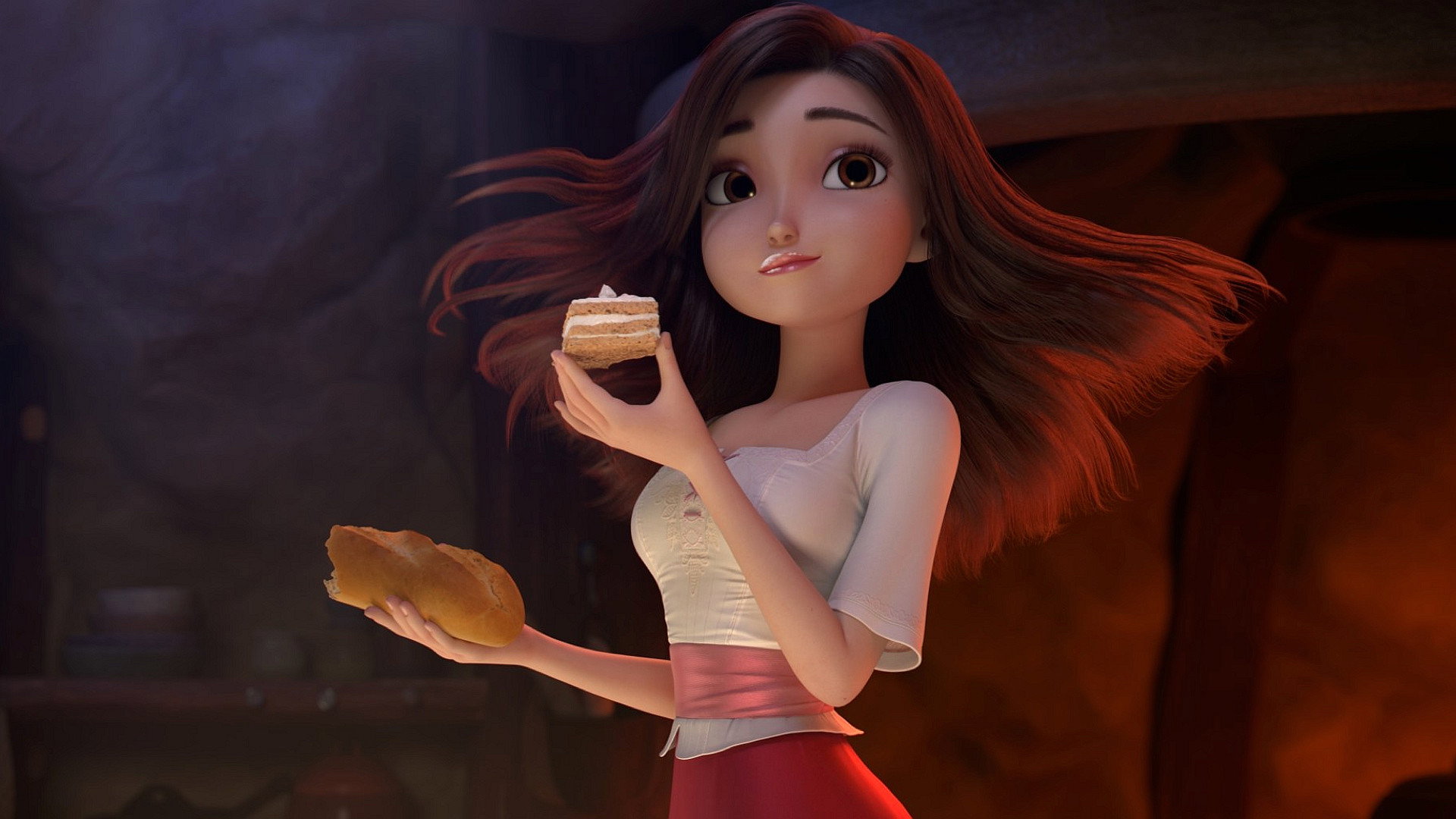 Red Shoes and the Seven Dwarfs scene photo
