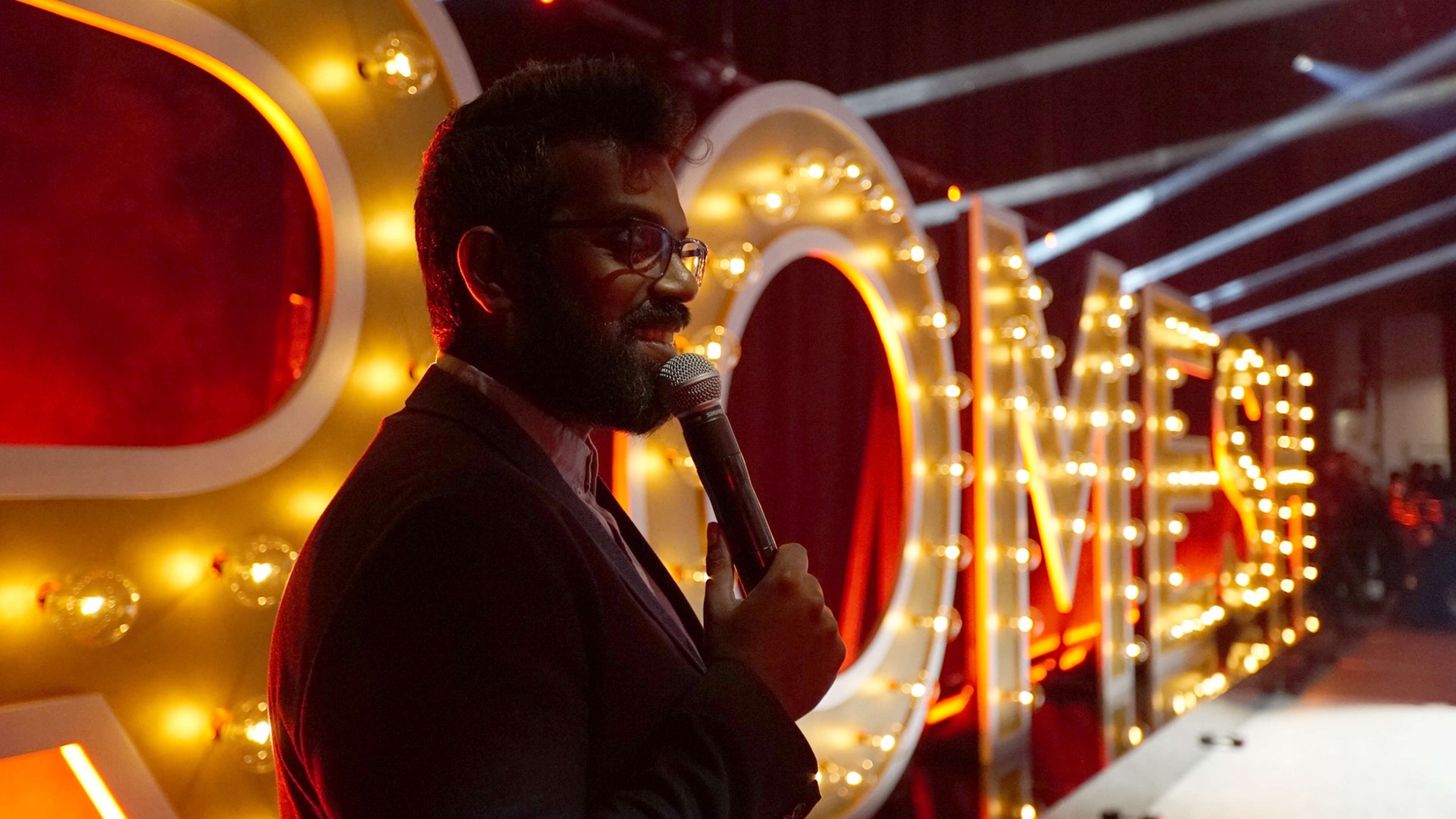 Romesh Ranganathan: Just Another Immigrant - Romesh at the Greek scene photo