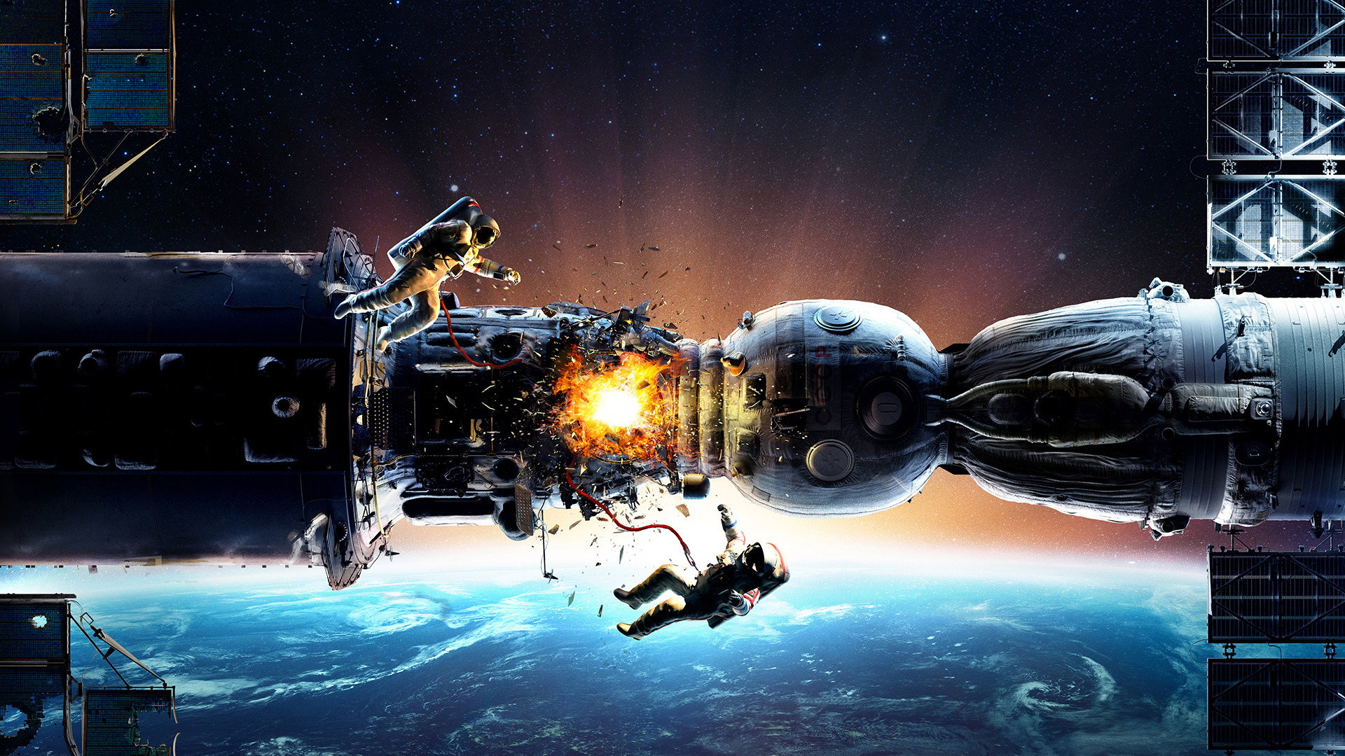 Salyut-7 scene photo