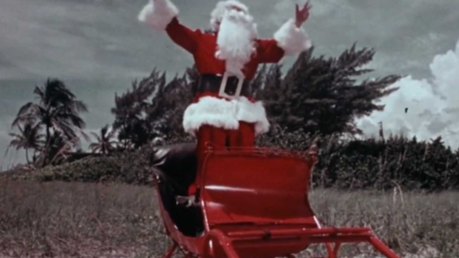 Santa and the Ice Cream Bunny scene photo