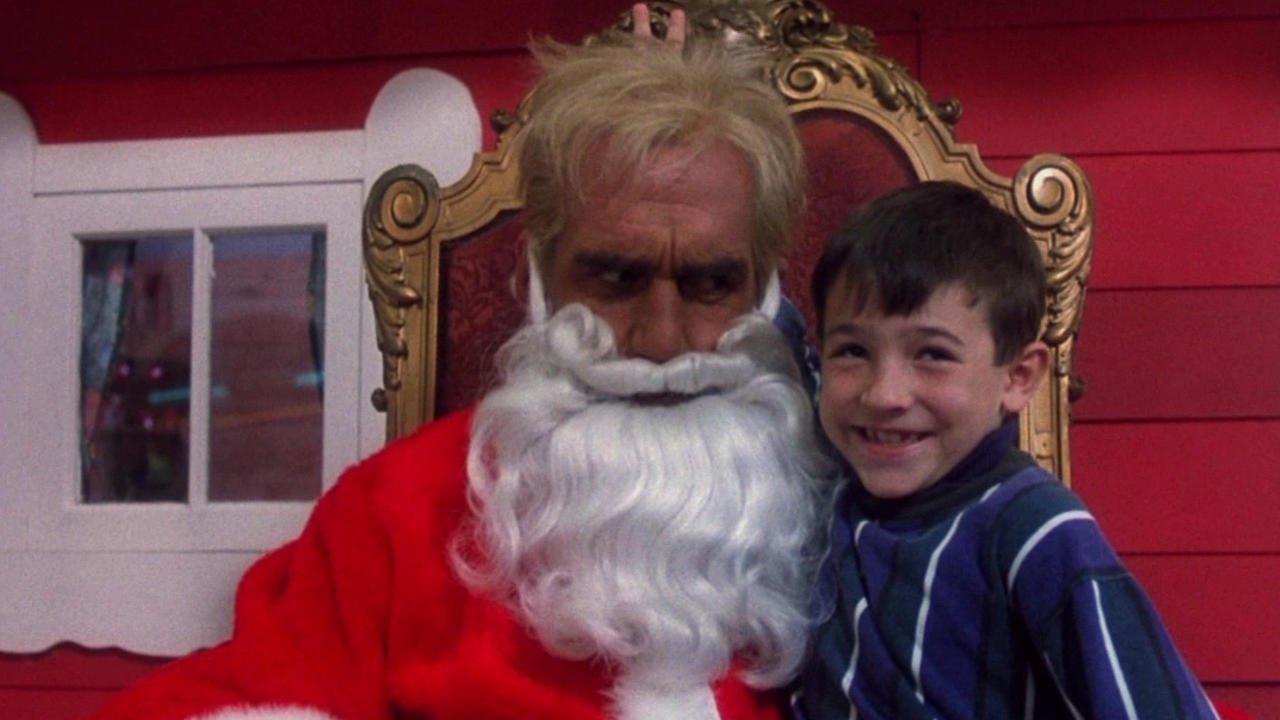 Santa with Muscles scene photo