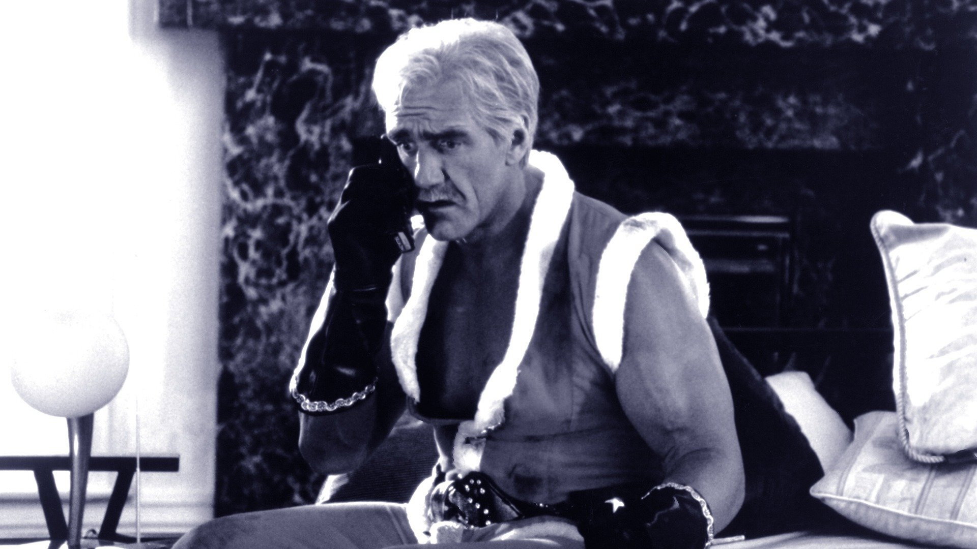 Santa with Muscles scene photo
