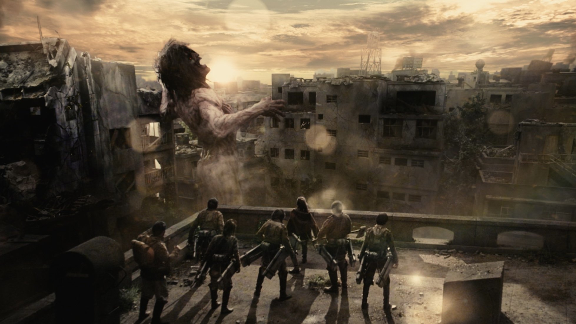 Shingeki no kyojin scene photo