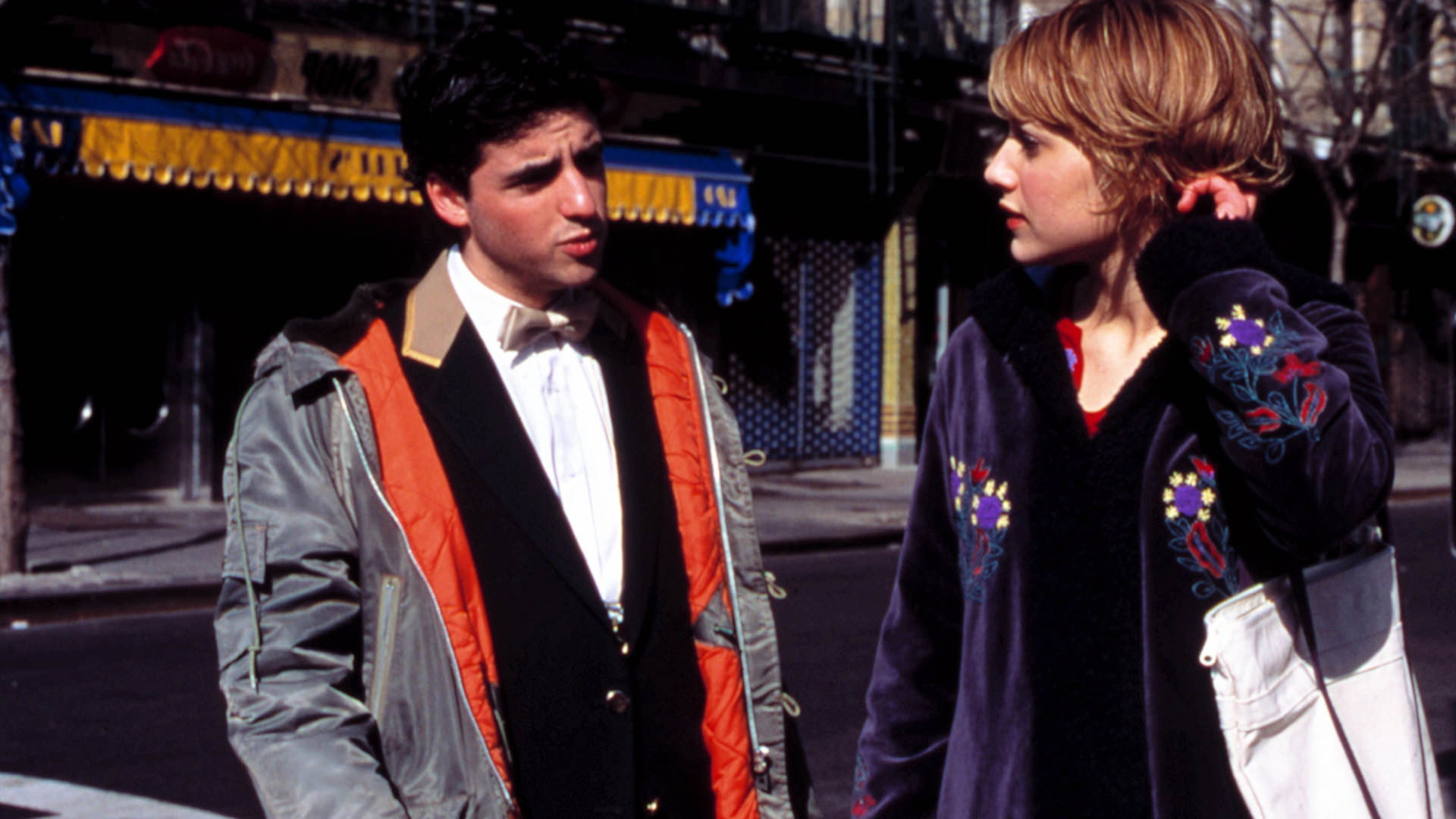 Sidewalks of New York scene photo
