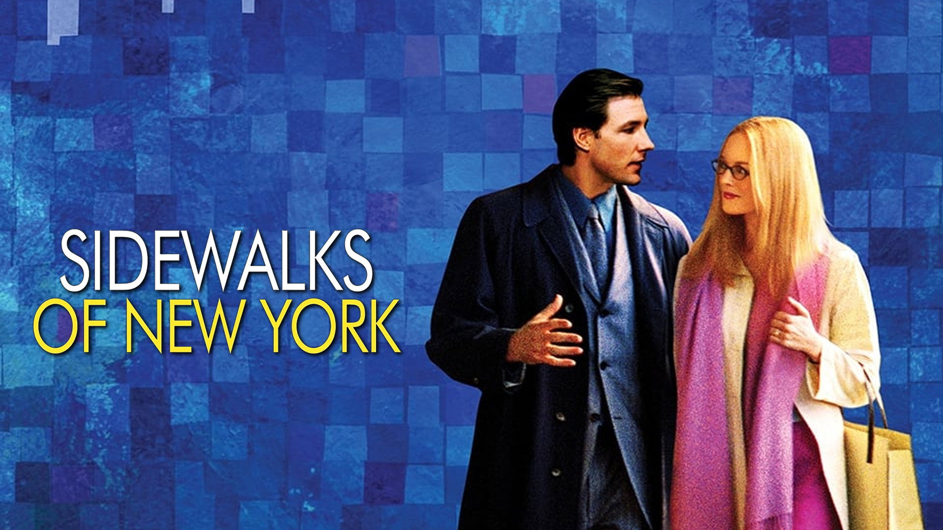 Sidewalks of New York scene photo