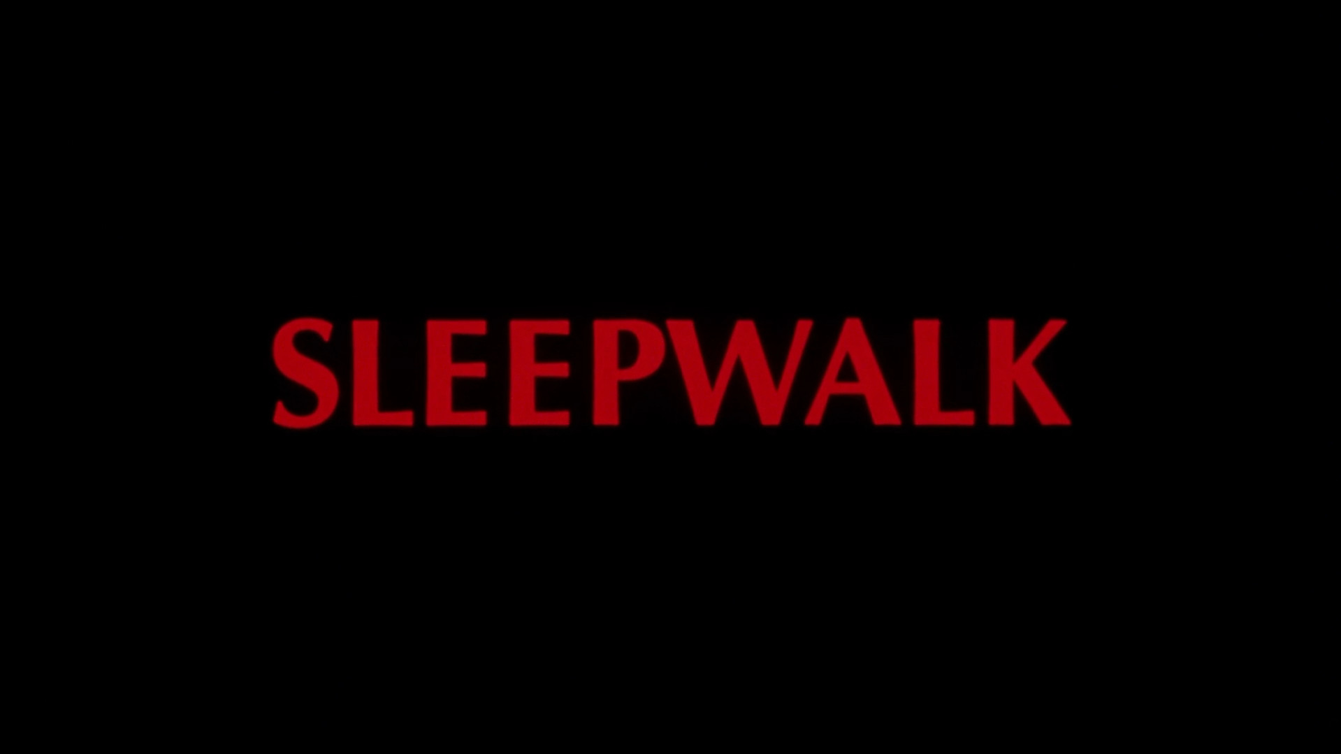 Sleepwalk scene photo