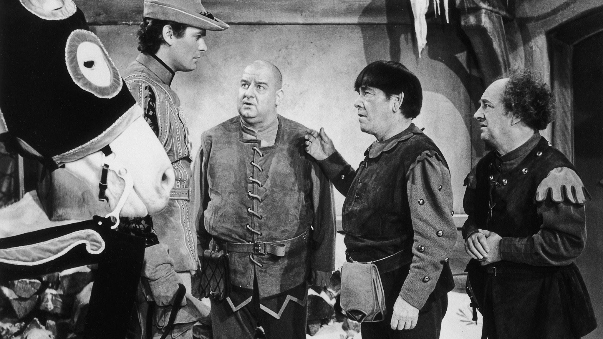 Snow White and the Three Stooges scene photo