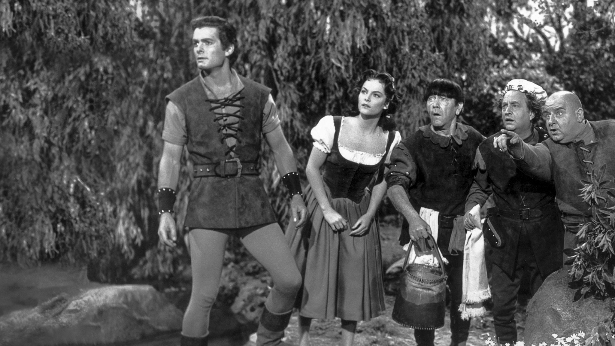 Snow White and the Three Stooges scene photo