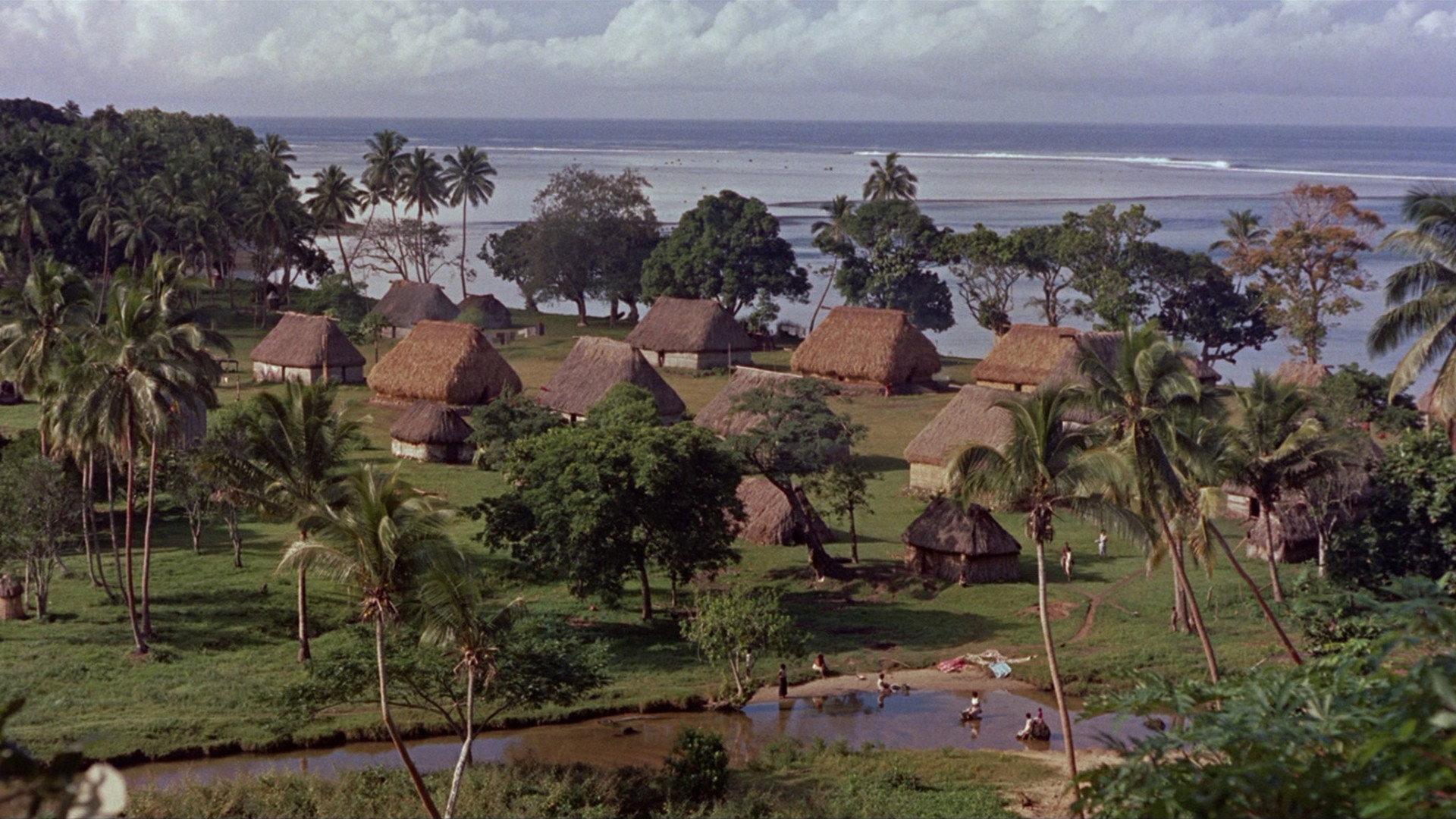 South Pacific scene photo