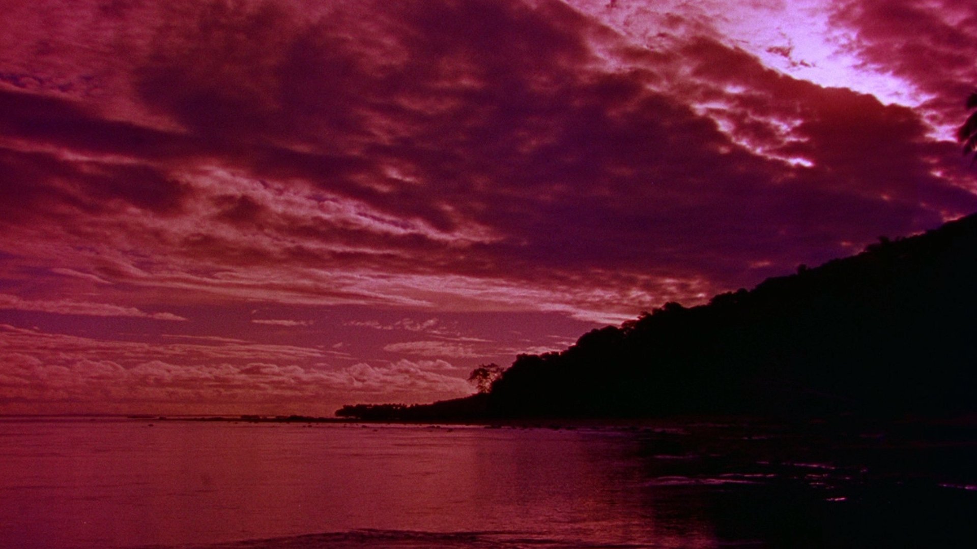 South Pacific scene photo
