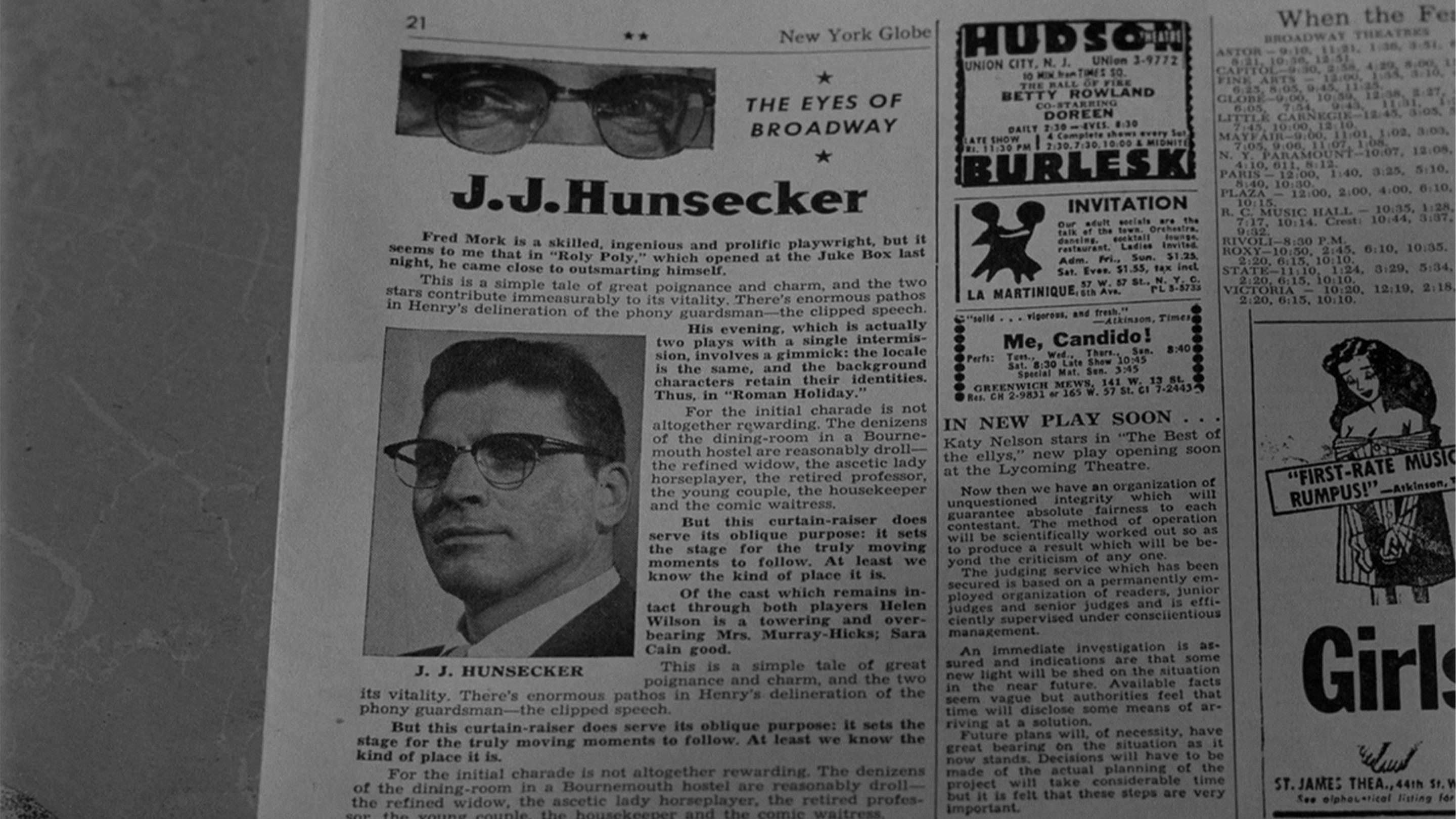 Sweet Smell of Success scene photo